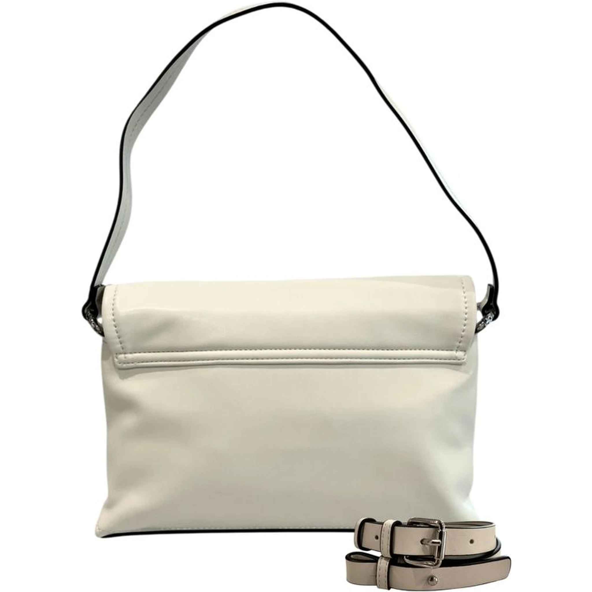 White Polyethylene Clutch Bag