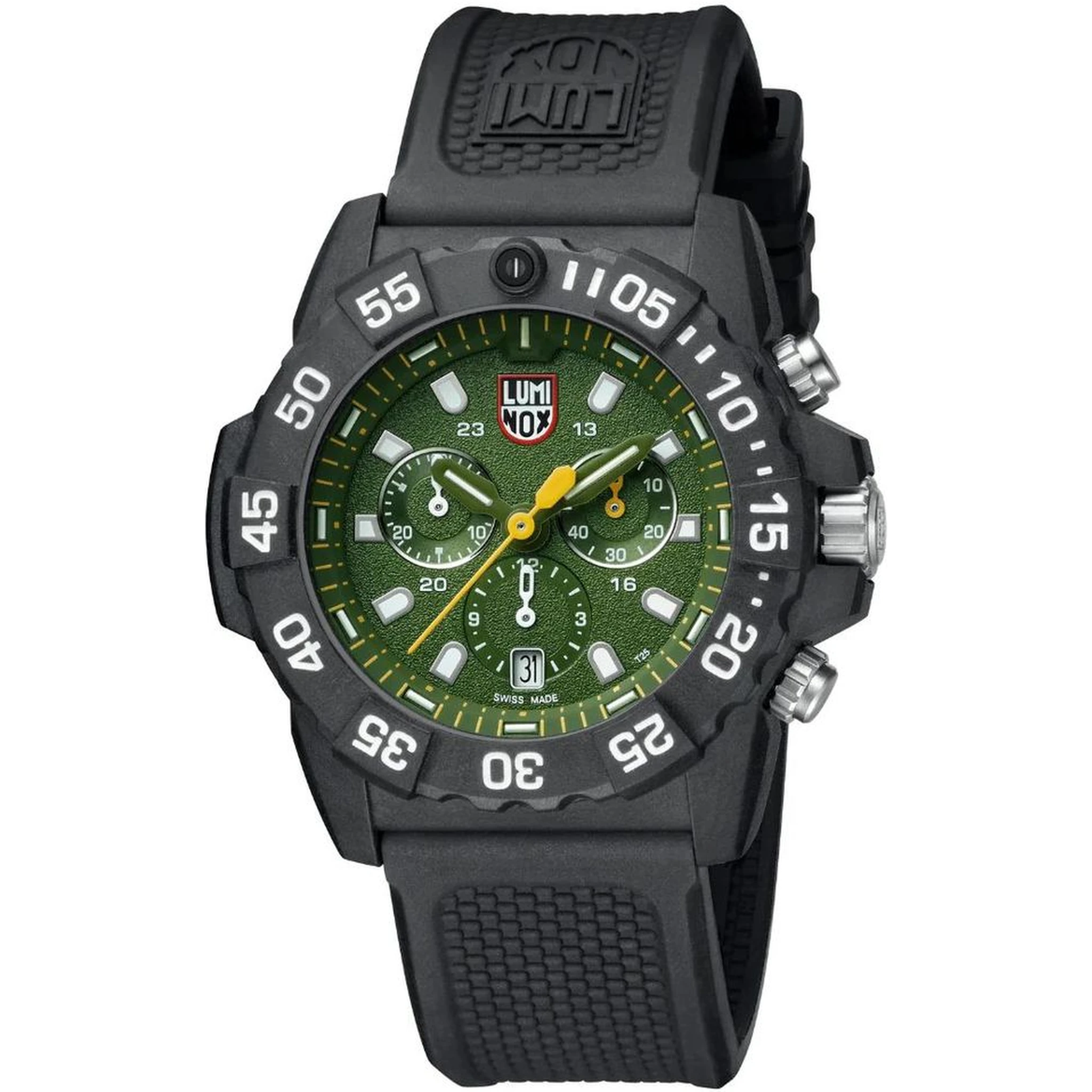 Black Rubber Sport Watch