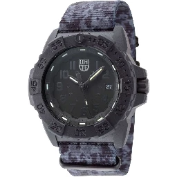 ساعة رياضية من النايلون الرمادي