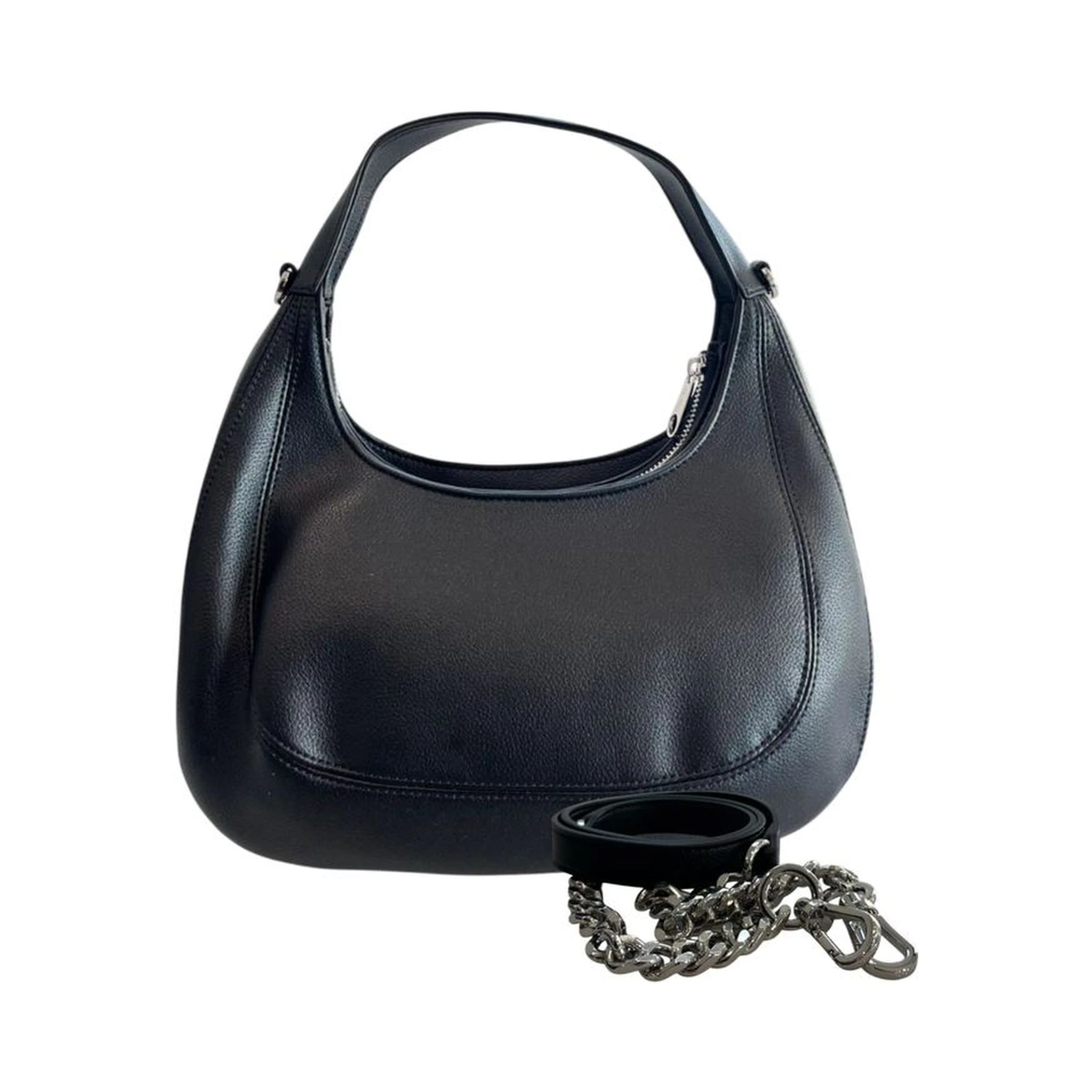 Black PU Women Shoulder Bag
