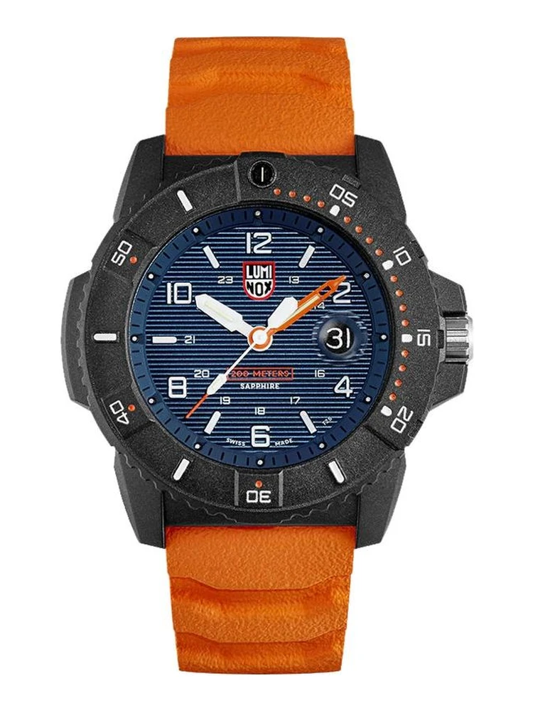 Orange Rubber Sport Watch