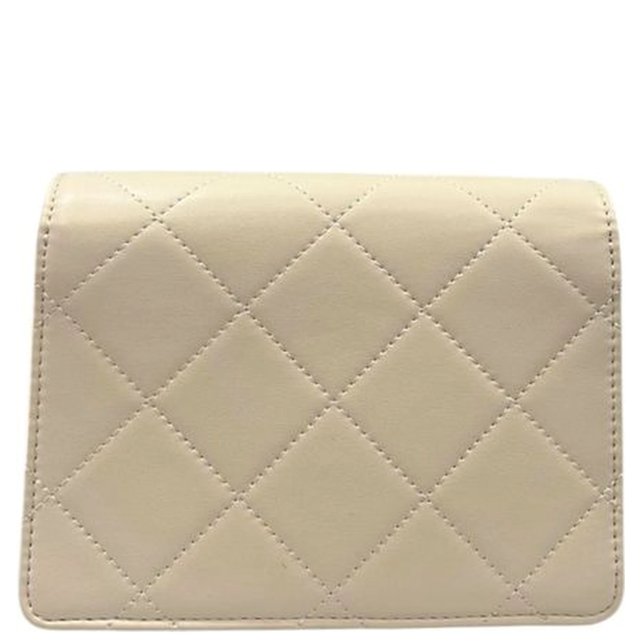 Beige PU Women Crossbody Bag