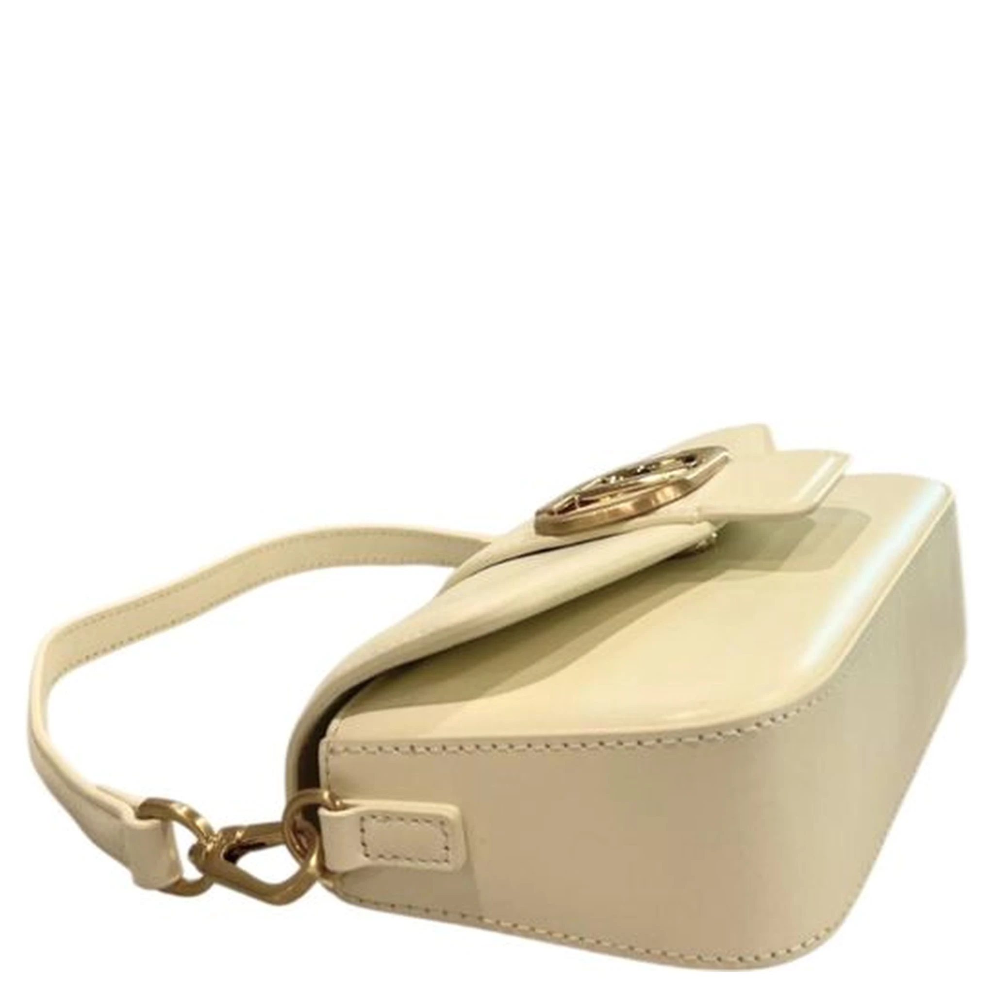 White Polyethylene Clutch Bag