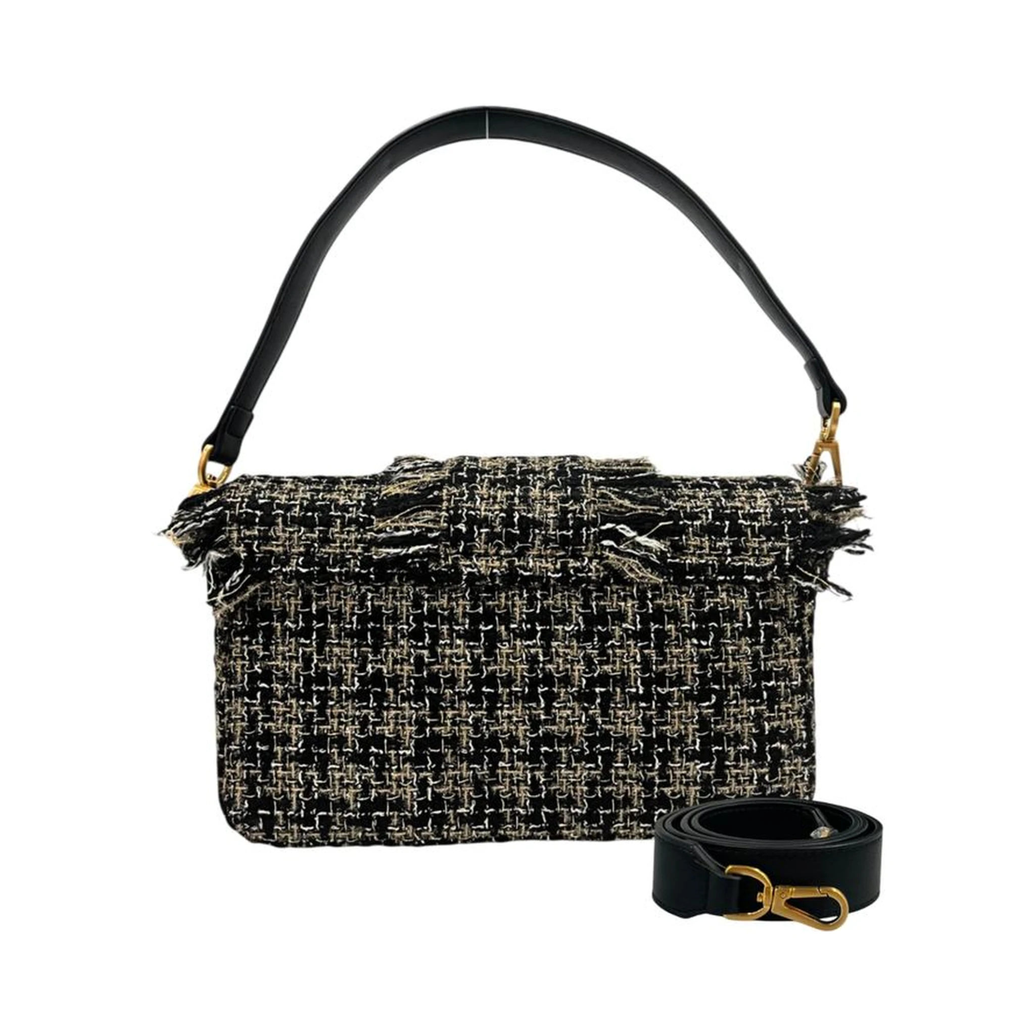 Black PU Women Shoulder Bag