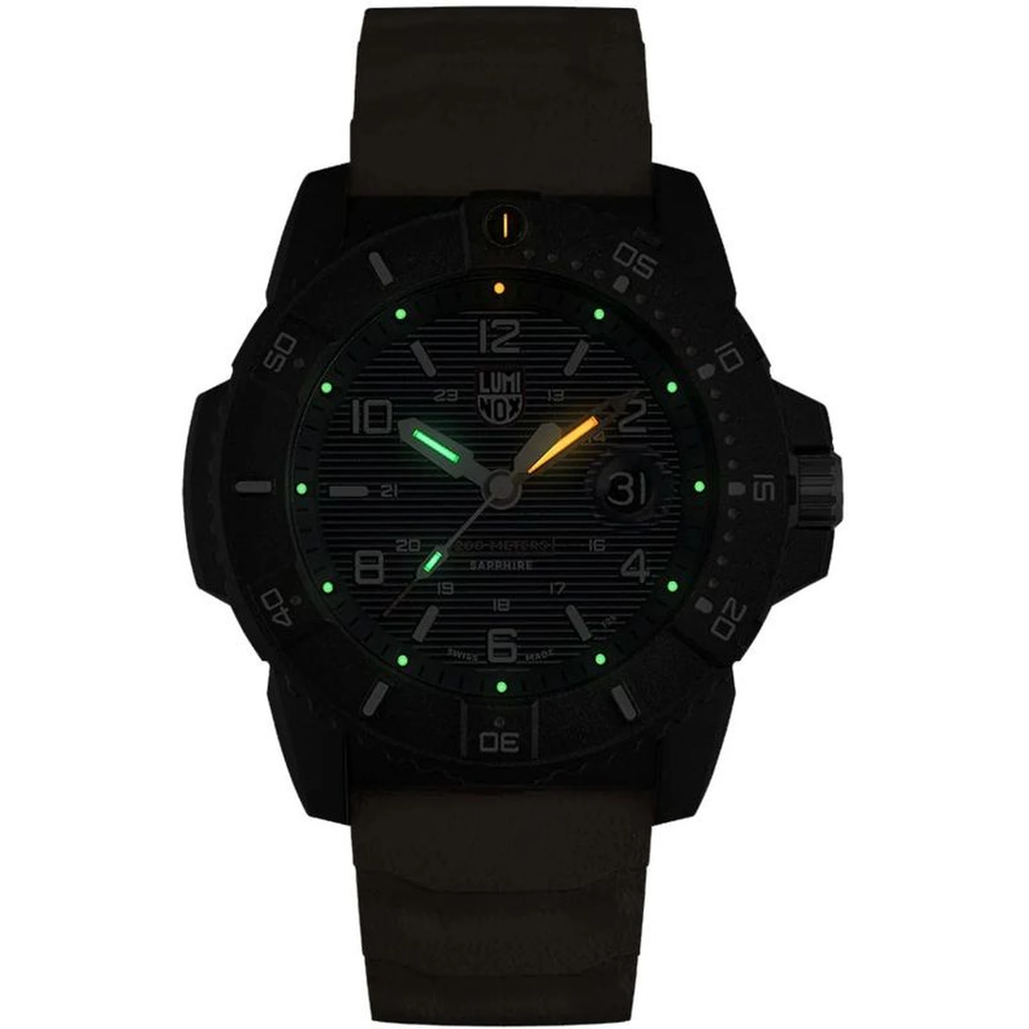 Orange Rubber Sport Watch