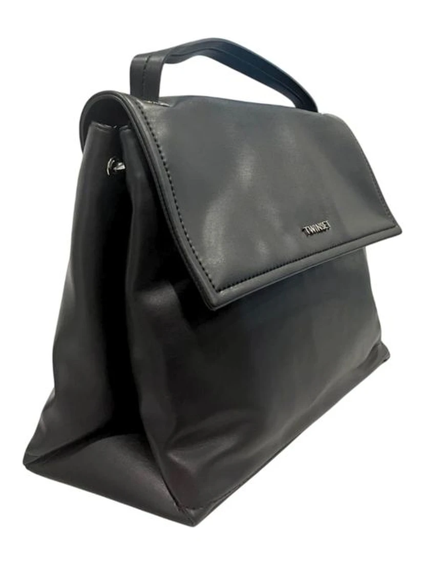 Black PU Women Handbag