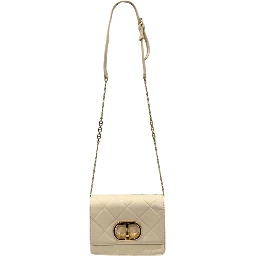 Beige PU Women Crossbody Bag