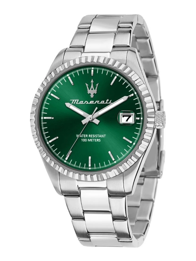 Gray Stainless Steel Dress Watch