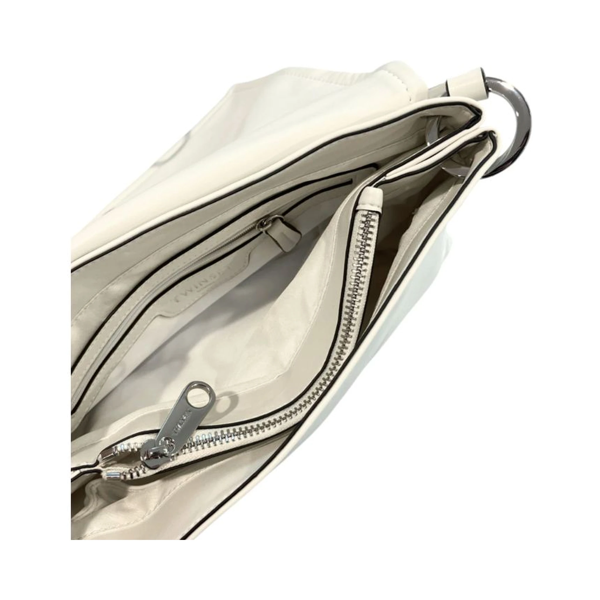 White Polyethylene Clutch Bag