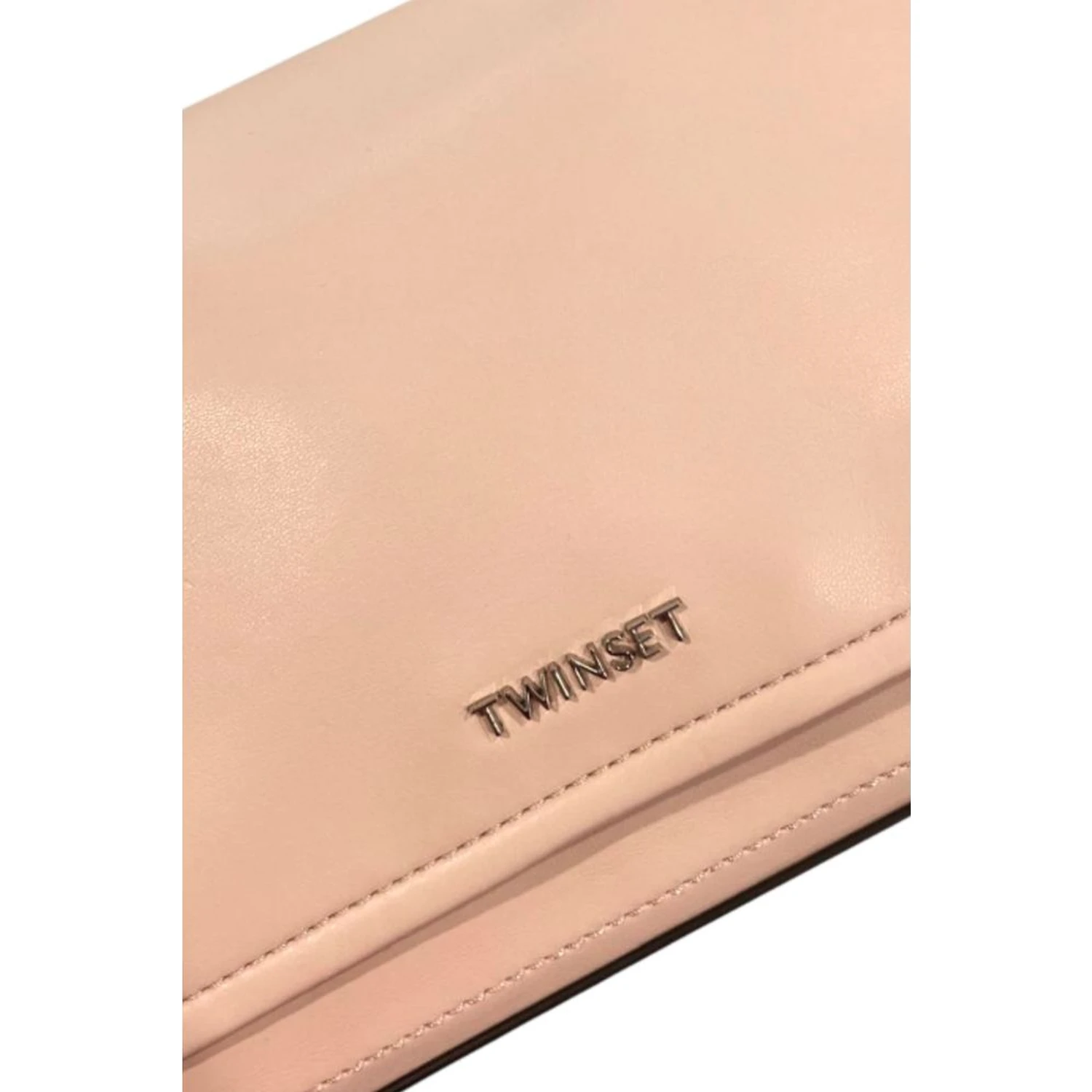 Pink Polyurethane Women Shoulder Bag
