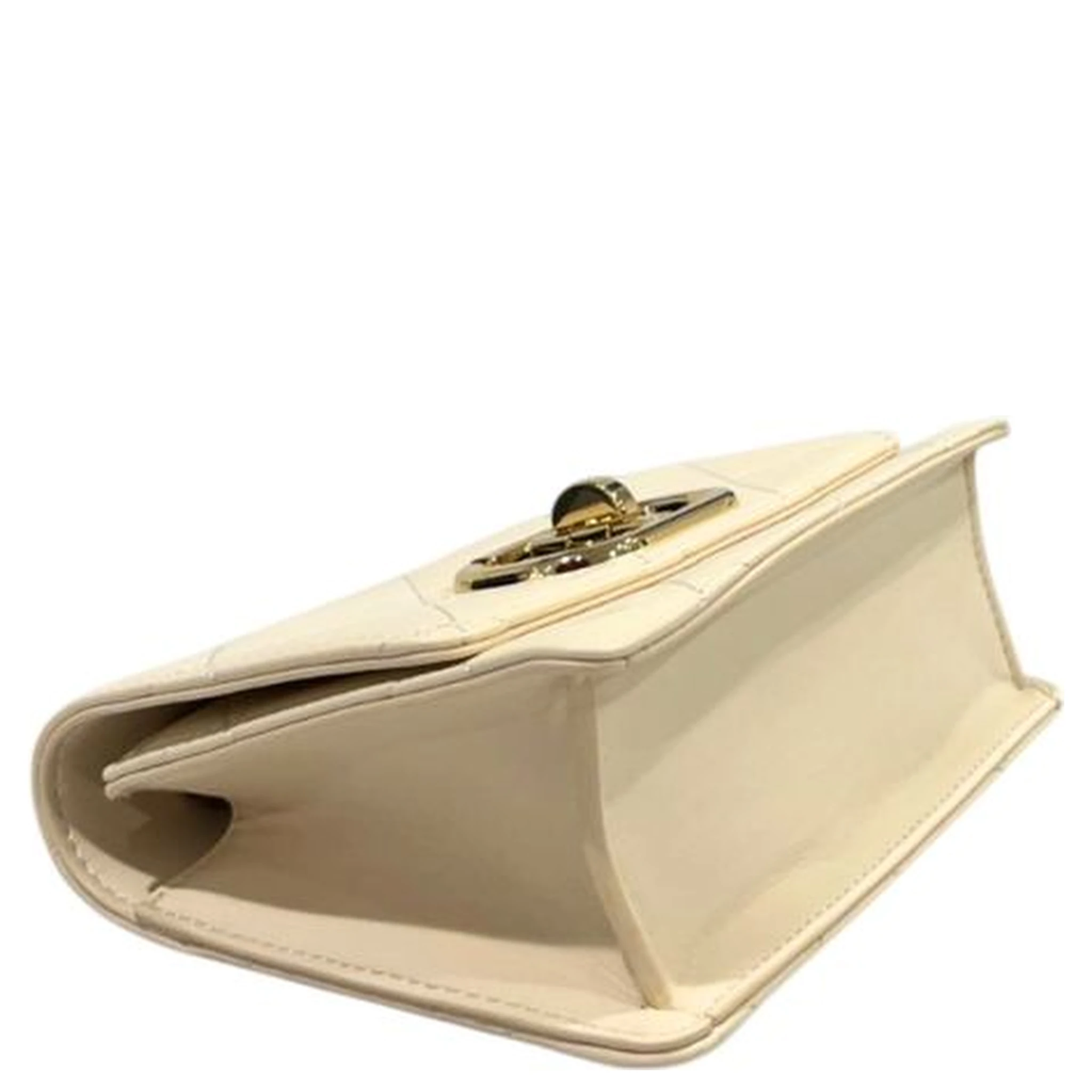 Beige PU Women Crossbody Bag