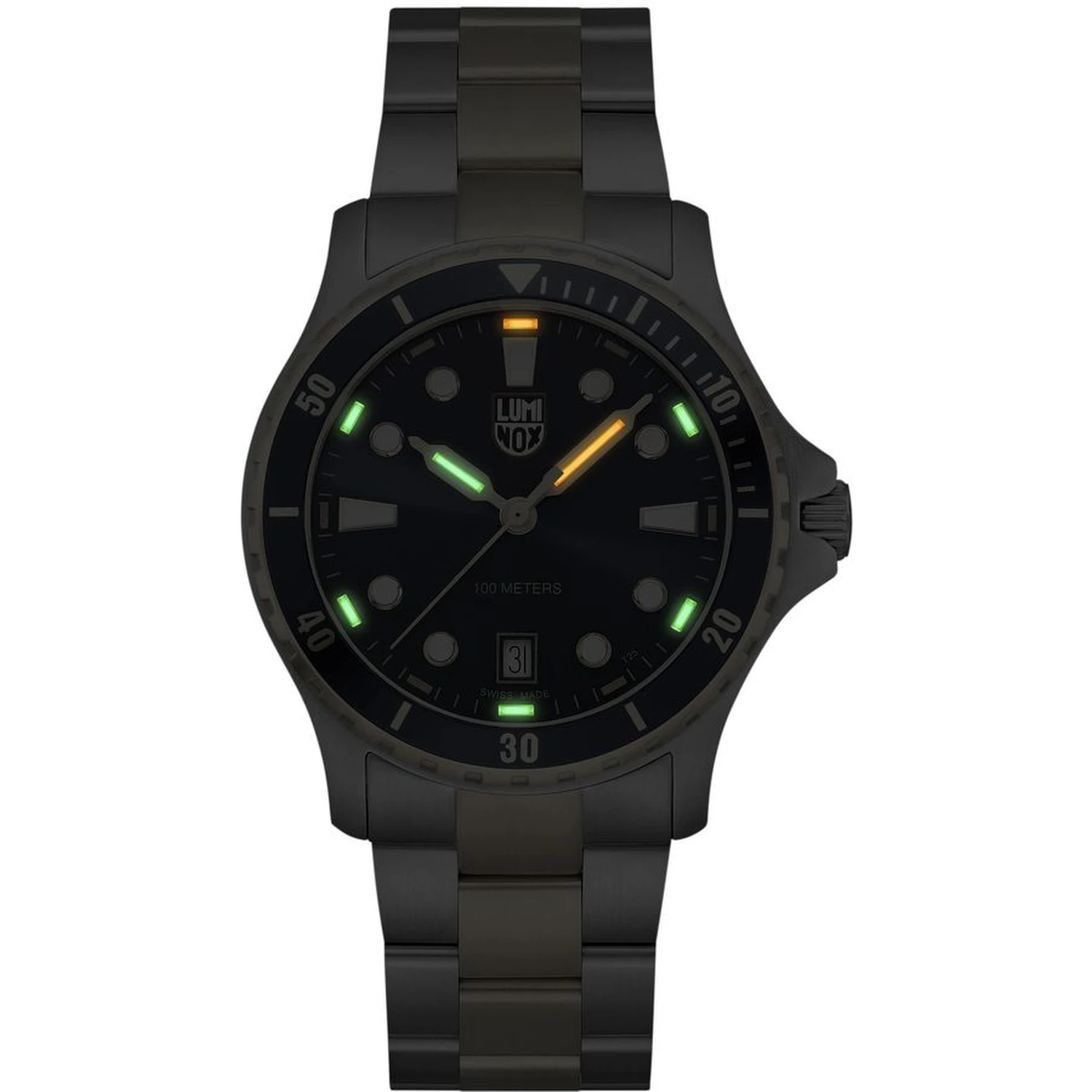 Multicolor Stainless Steel Sport Watch
