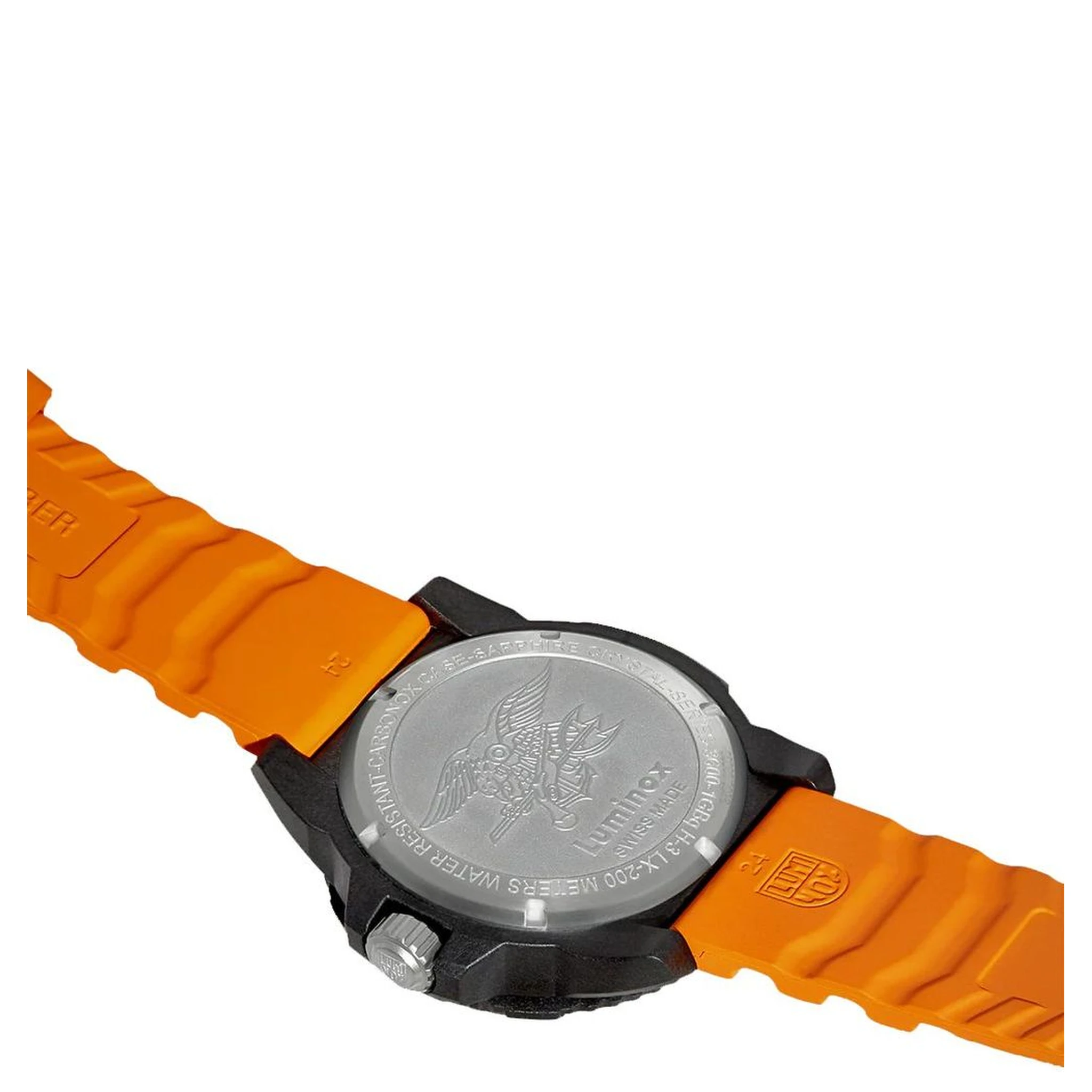 Orange Rubber Sport Watch