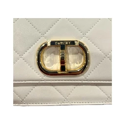 Beige PU Women Crossbody Bag