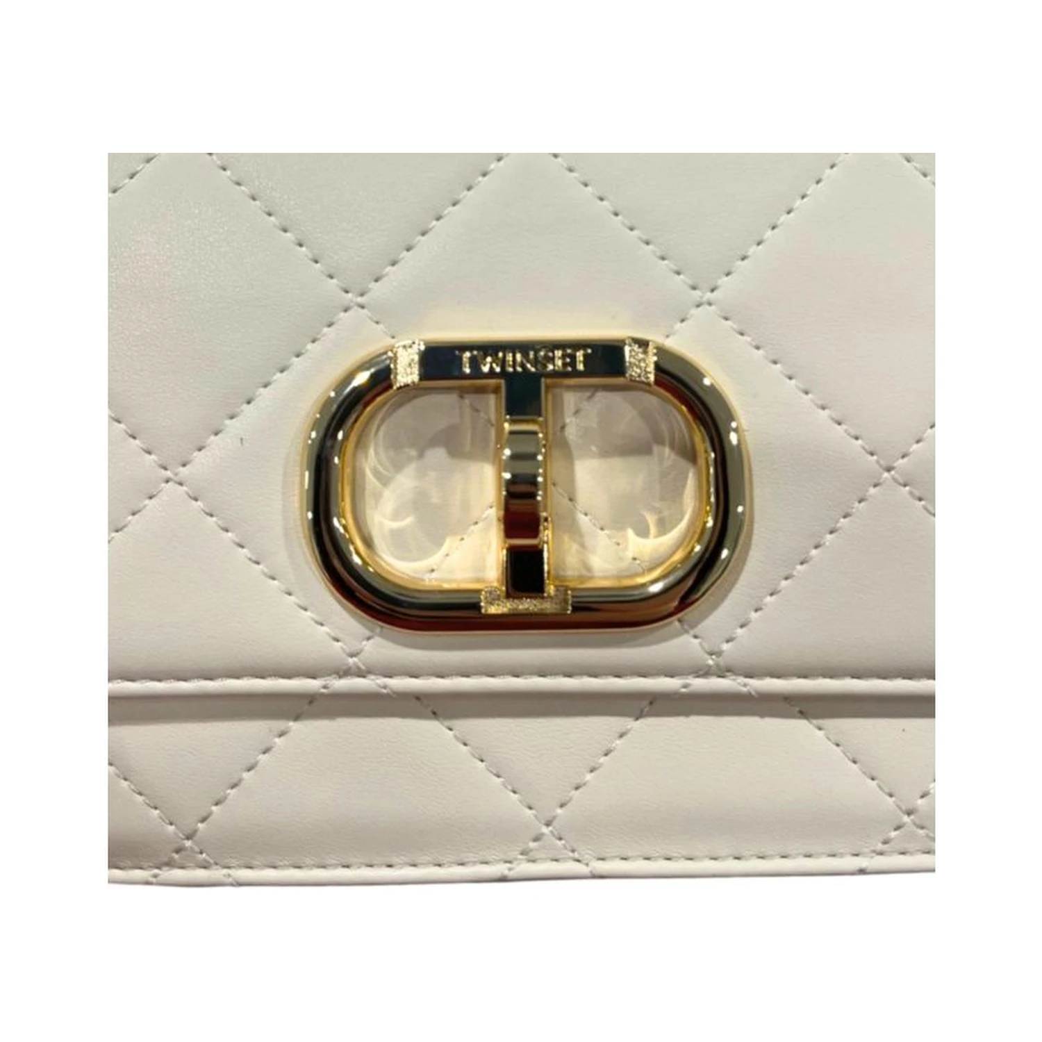 Beige PU Women Crossbody Bag