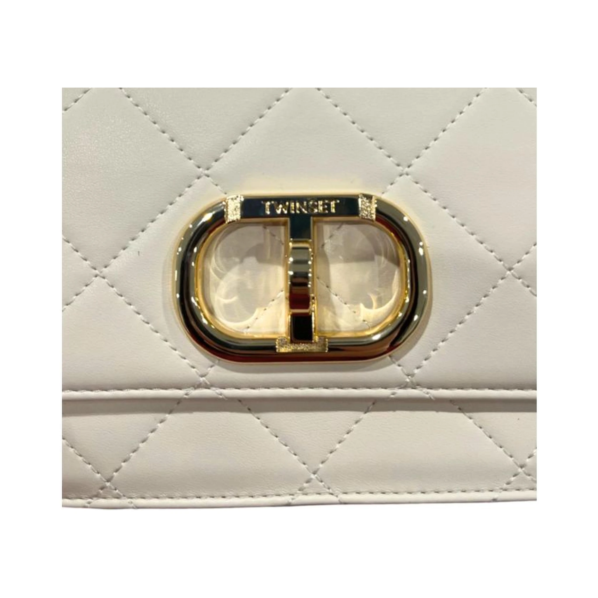 Beige PU Women Crossbody Bag