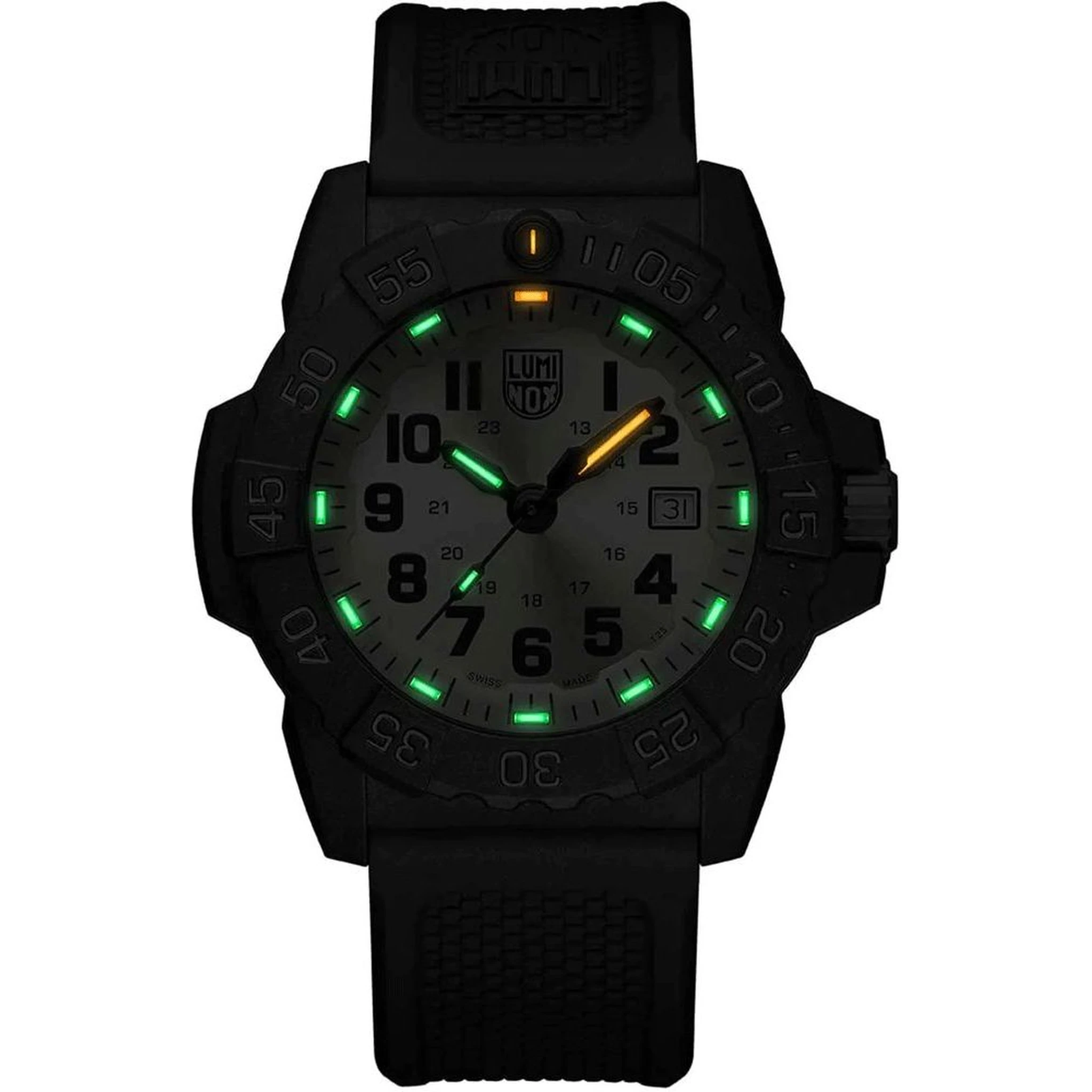 Black Rubber Sport Watch