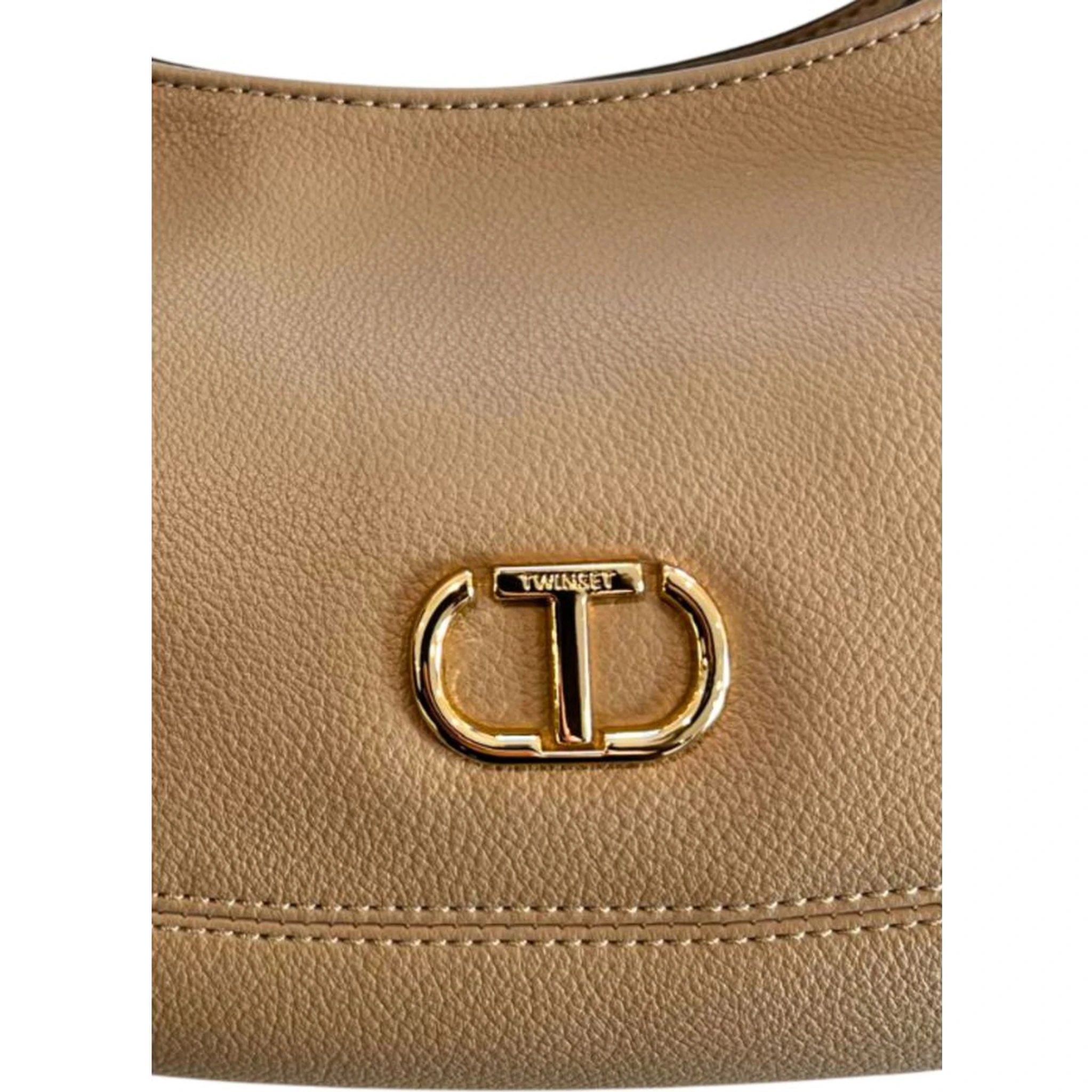 Beige PU Women Shoulder Bag