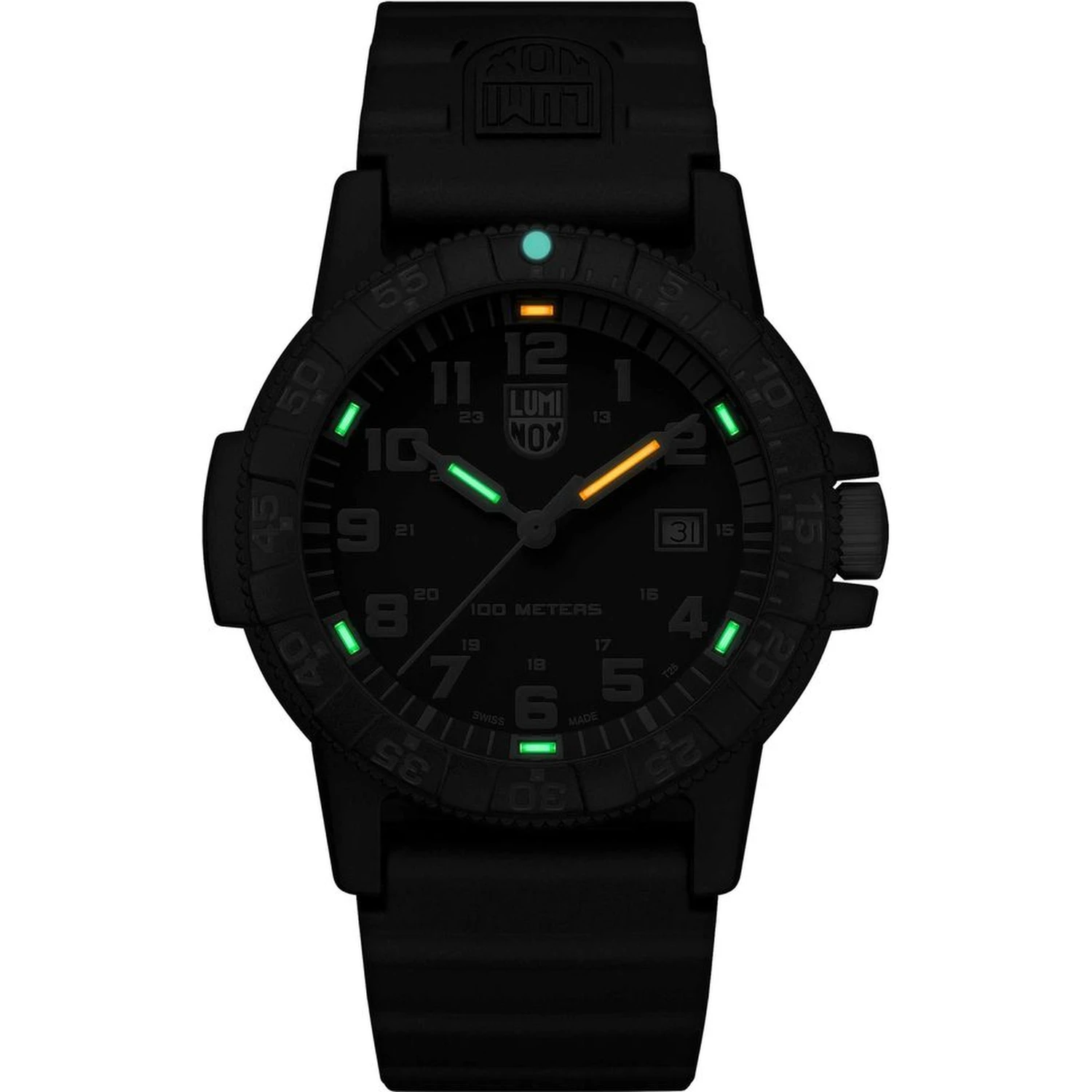 Black Resin Sport Watch