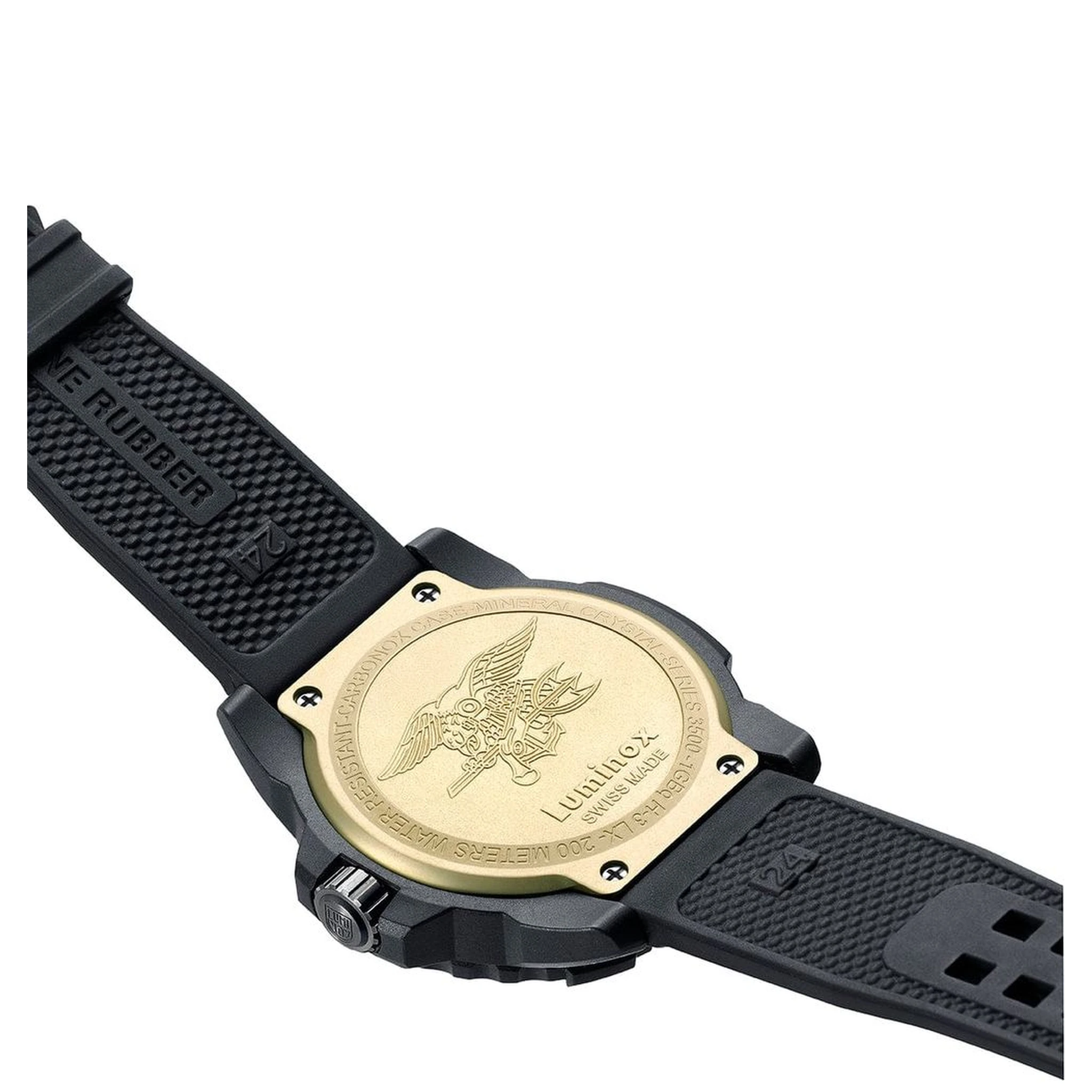 Black Rubber Sport Watch