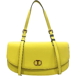 Yellow PU Women Shoulder Bag