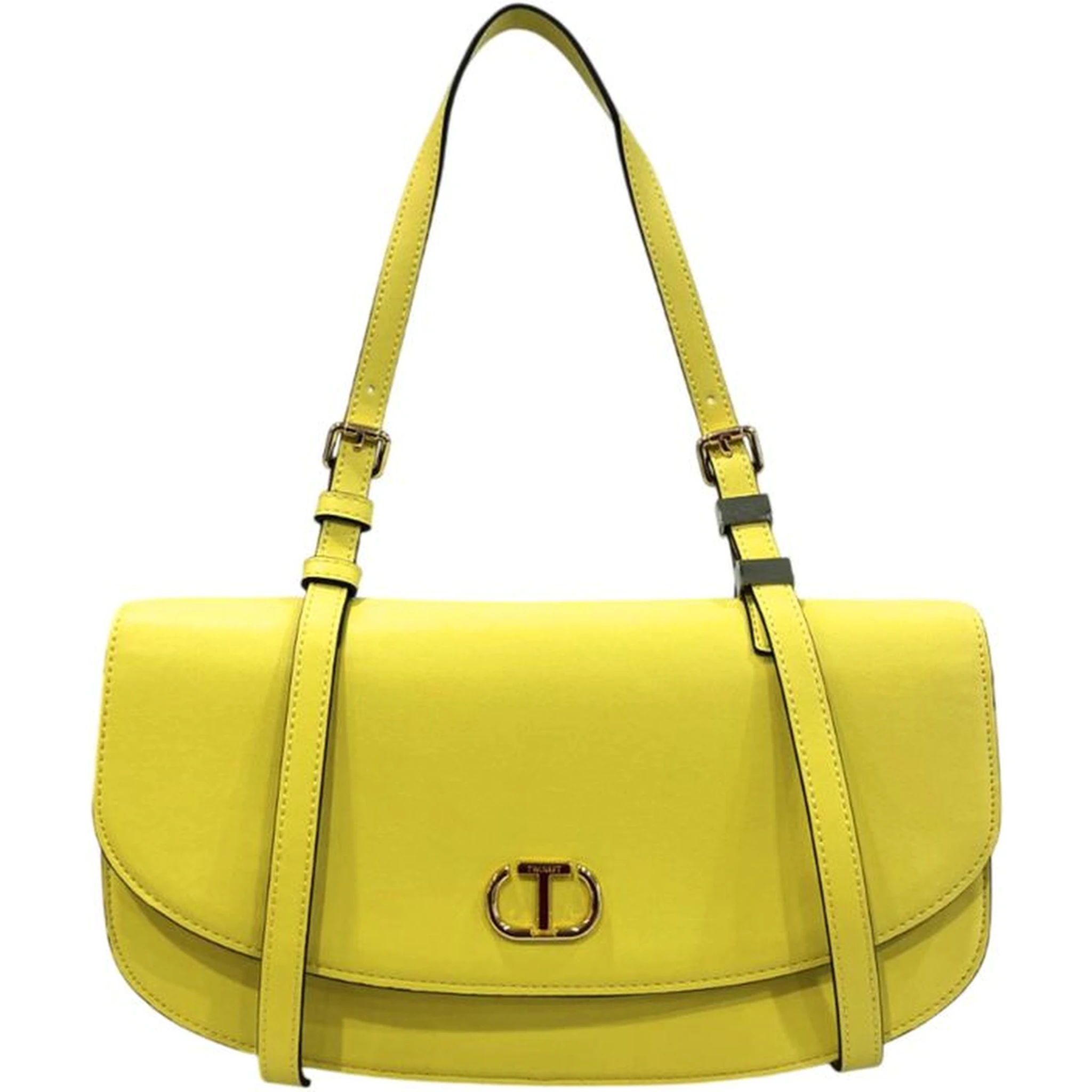 Yellow PU Women Shoulder Bag