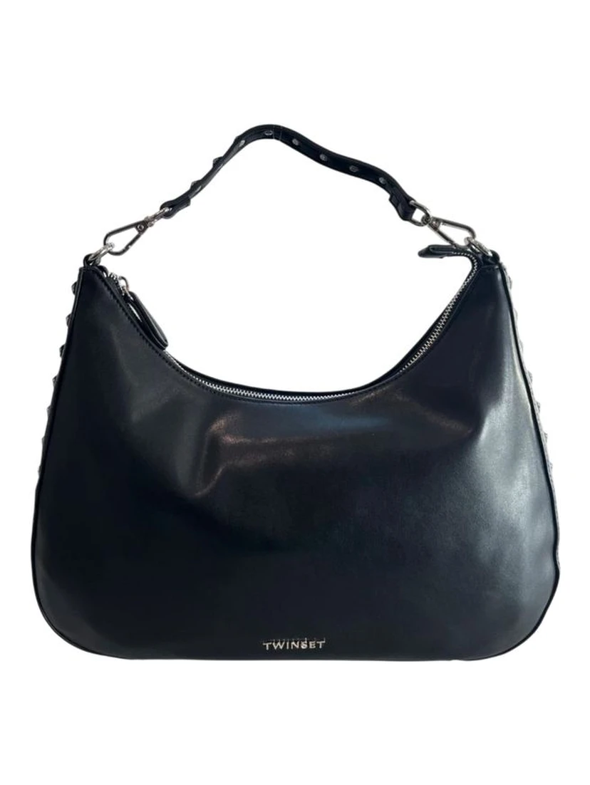 Black PU Women Shoulder Bag