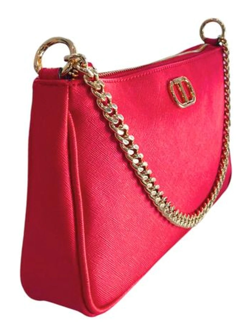 Red PU Women Crossbody Bag