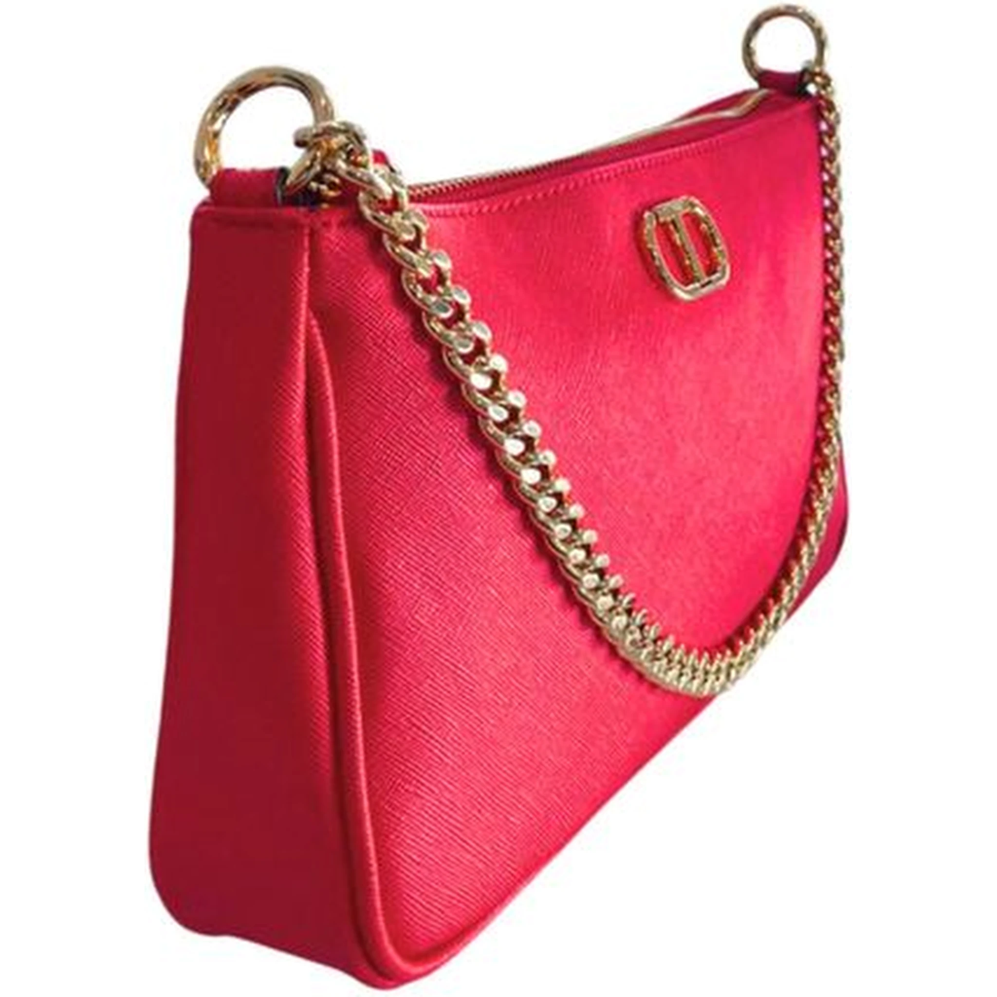 Red PU Women Crossbody Bag