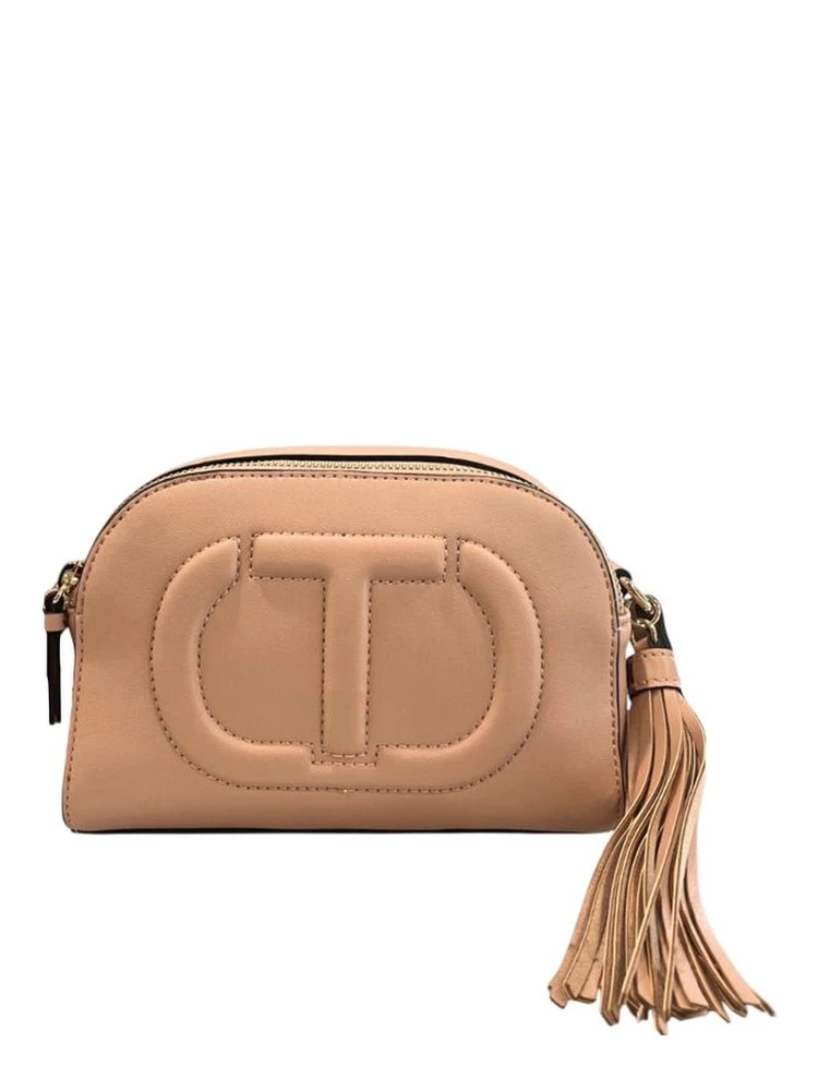 Pink Faux Leather Women Crossbody