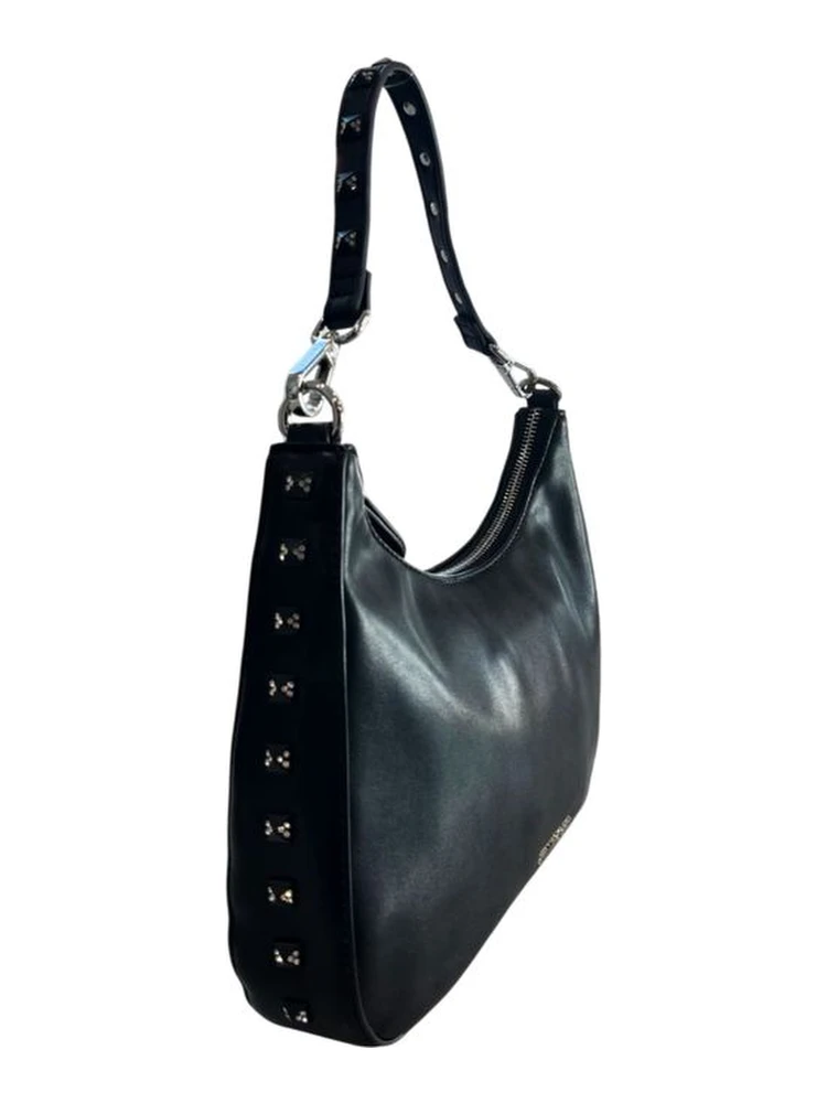 Black Polyurethane Women Shoulder Bag alternative