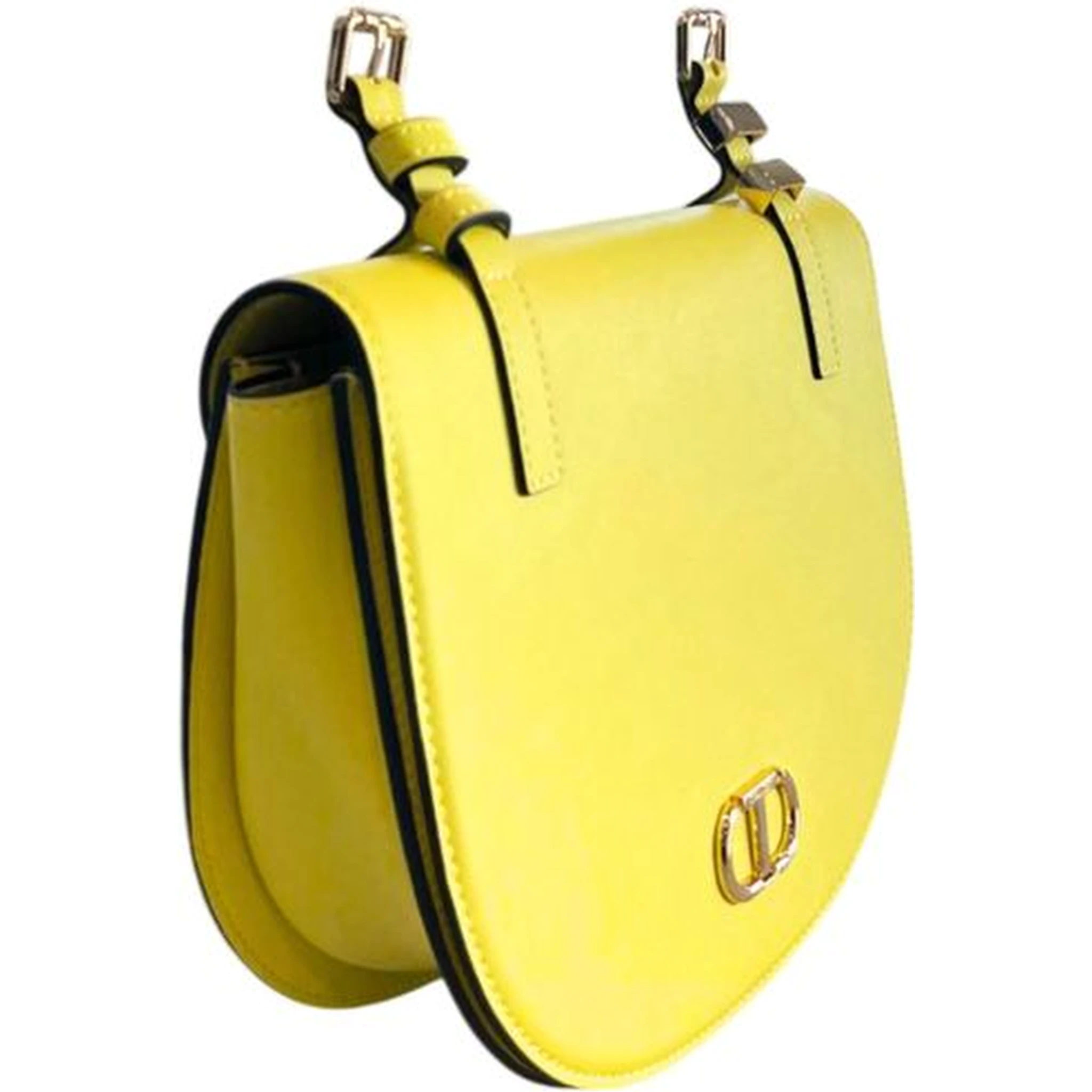 Bicolor Polyethylene Crossbody Bag