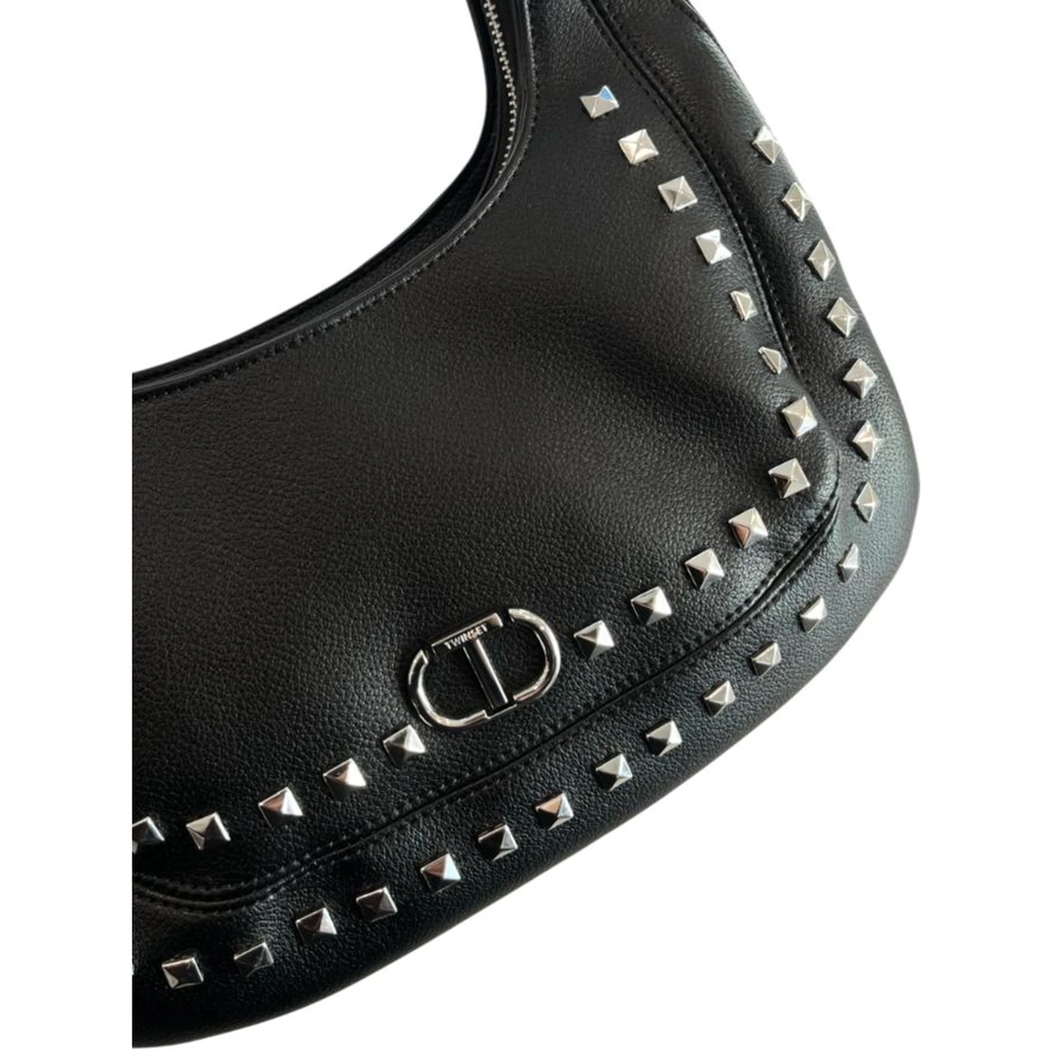 Black PU Women Shoulder Bag