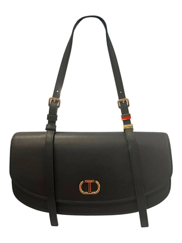 Black PU Women Shoulder Bag