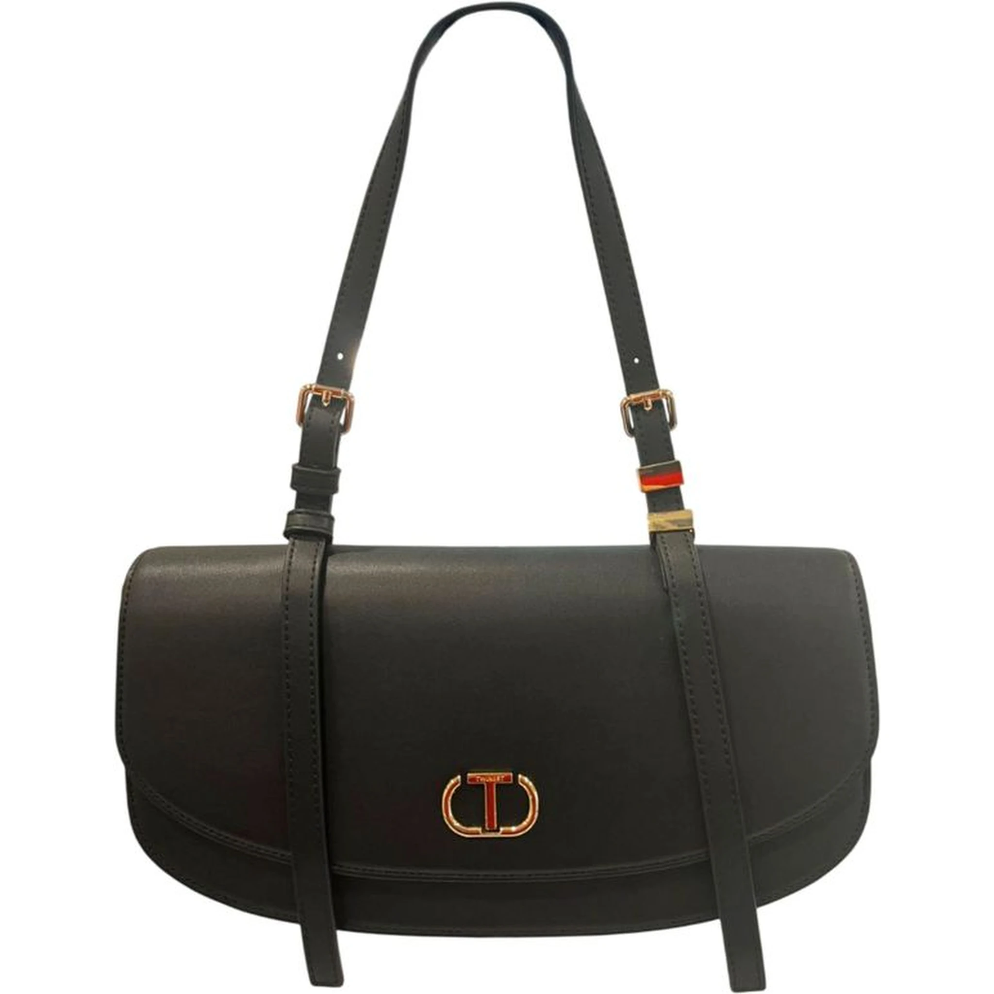 Black PU Women Shoulder Bag