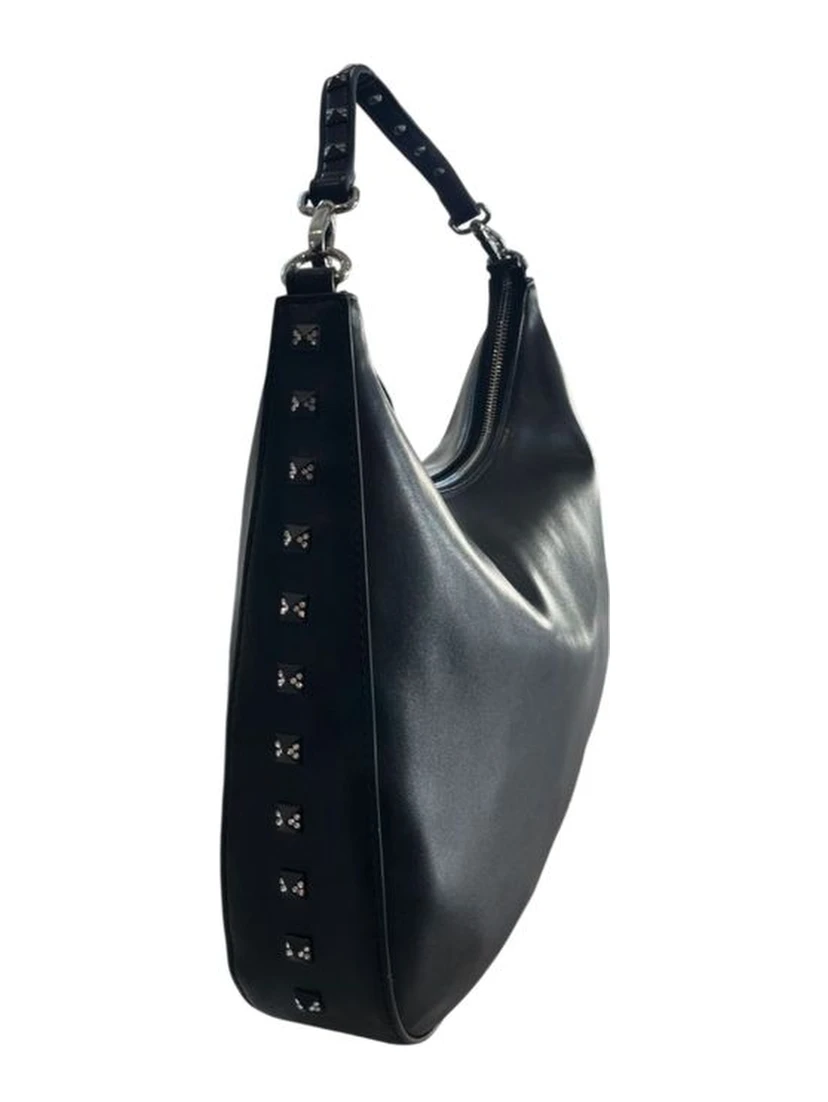 Black PU Women Shoulder Bag