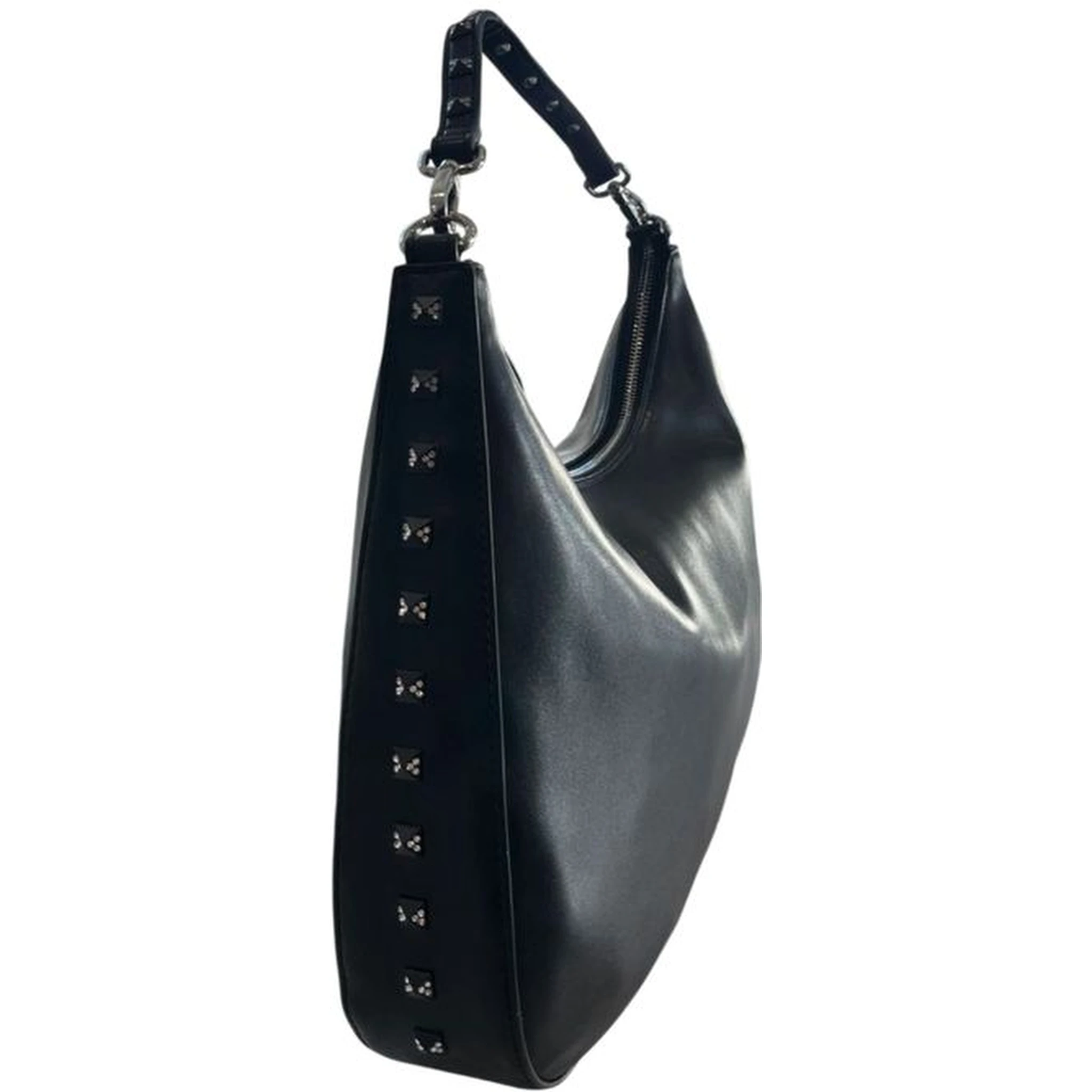 Black PU Women Shoulder Bag