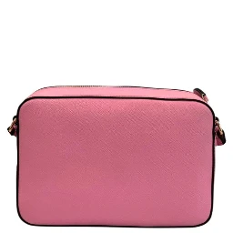 Pink PU Women Crossbody Bag