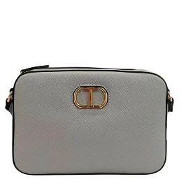 Blue PU Women Crossbody Bag