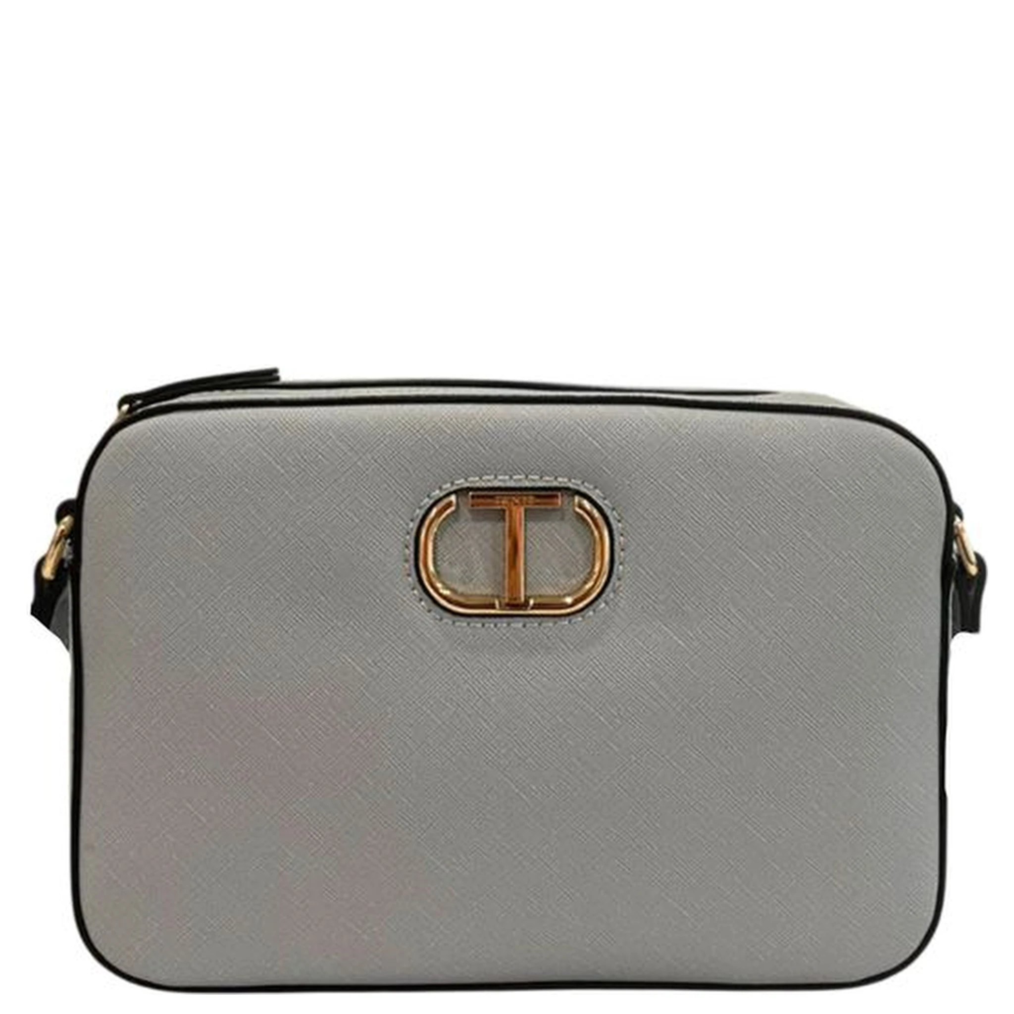 Blue PU Women Crossbody Bag