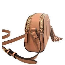 Pink Faux Leather Women Crossbody