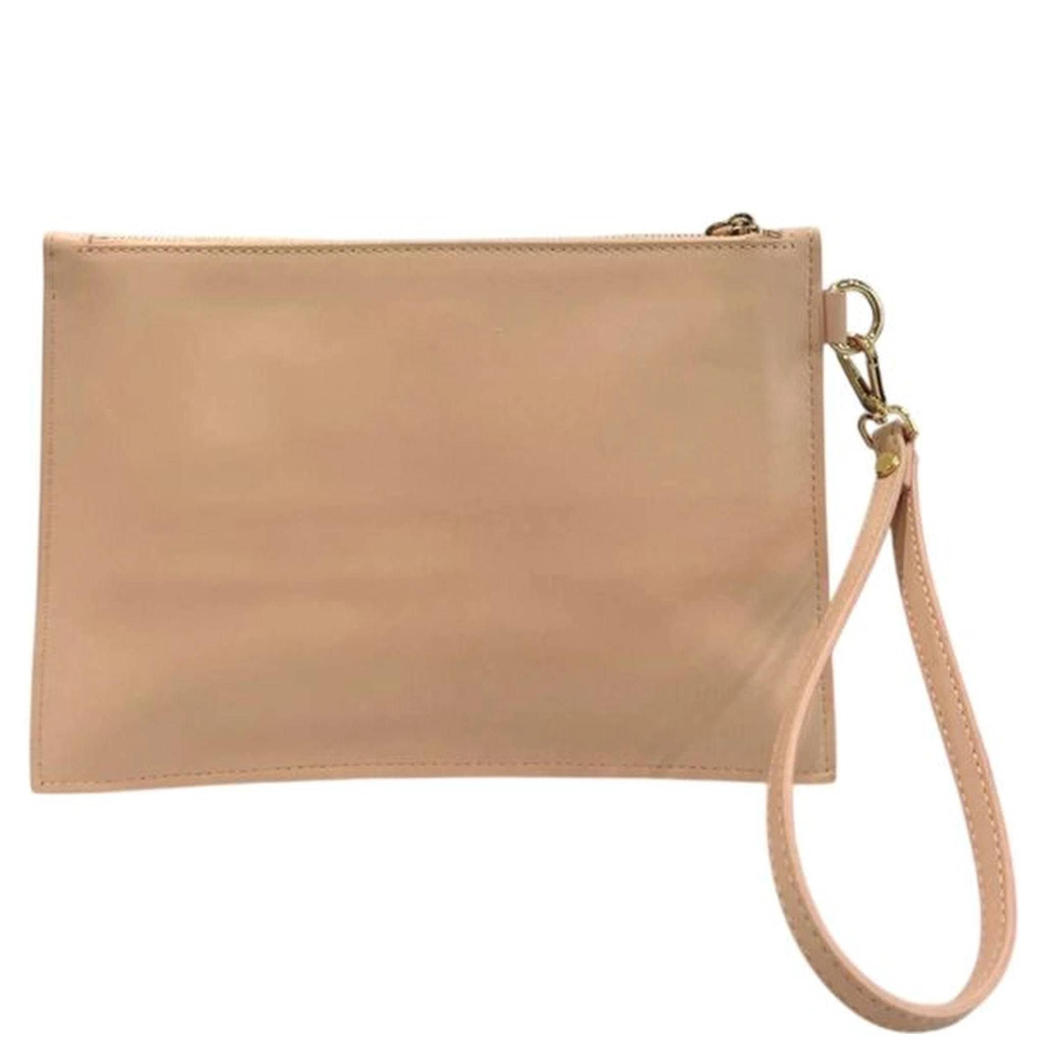 Pink Polyurethane Women Clutch