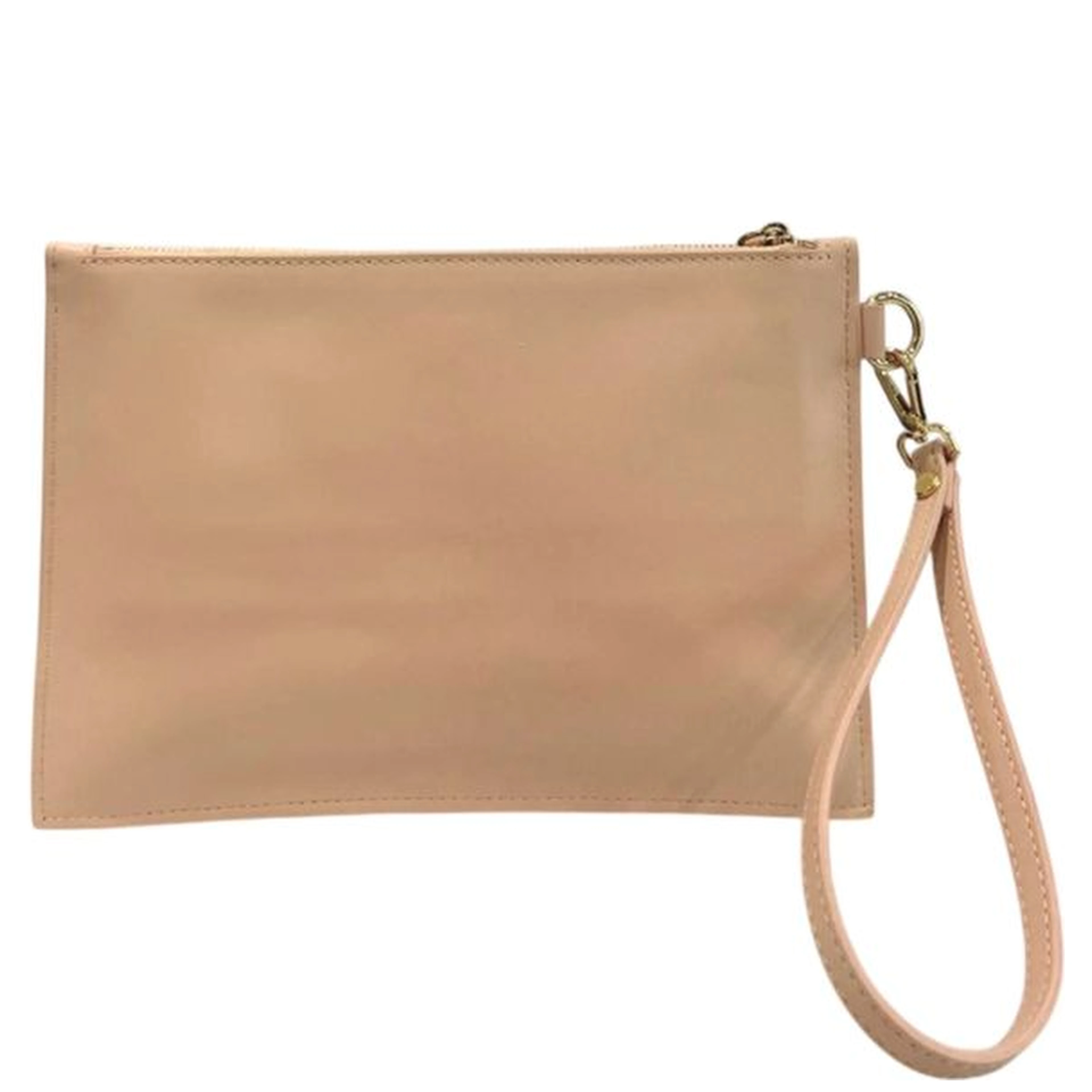 Pink Polyurethane Women Clutch