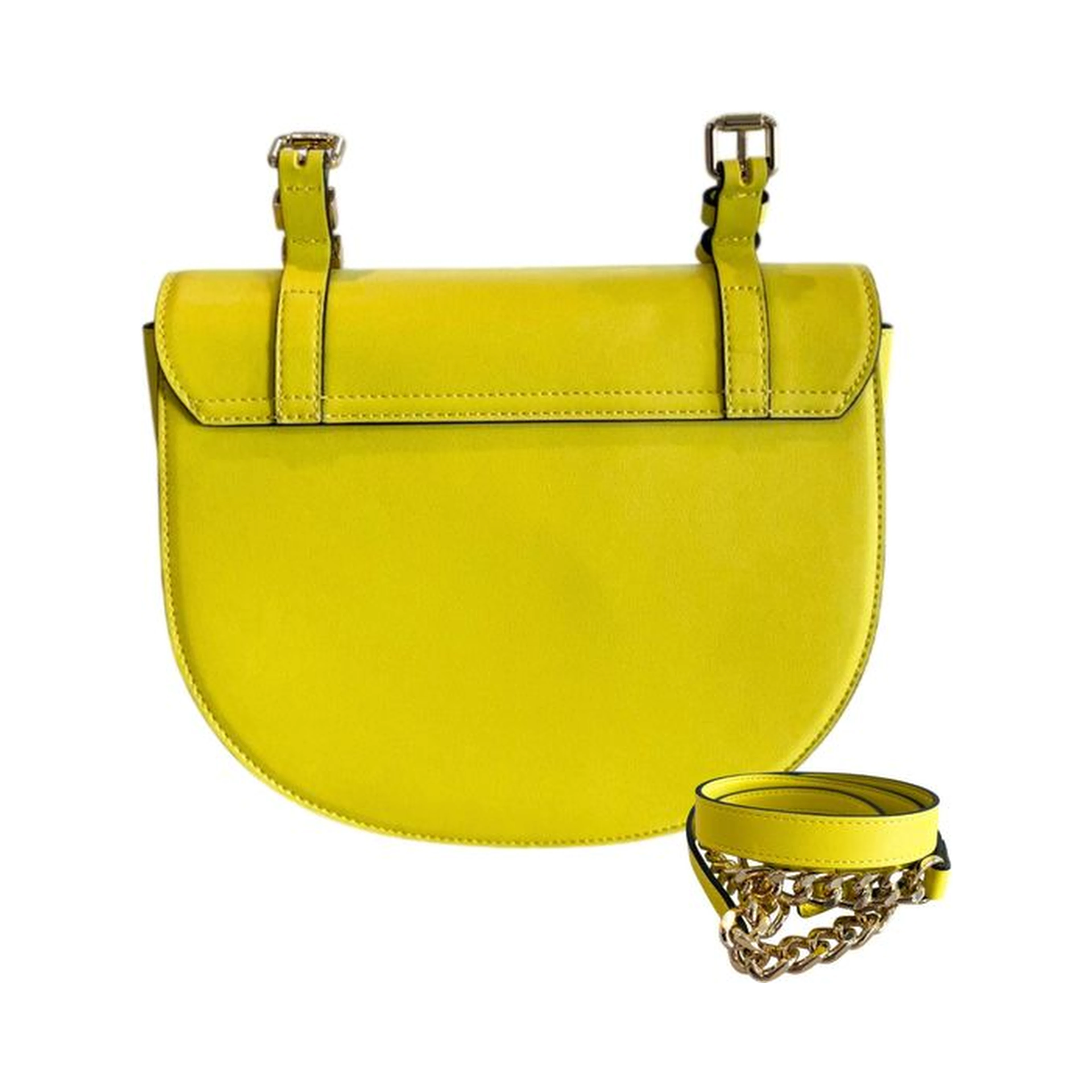 Bicolor Polyethylene Crossbody Bag