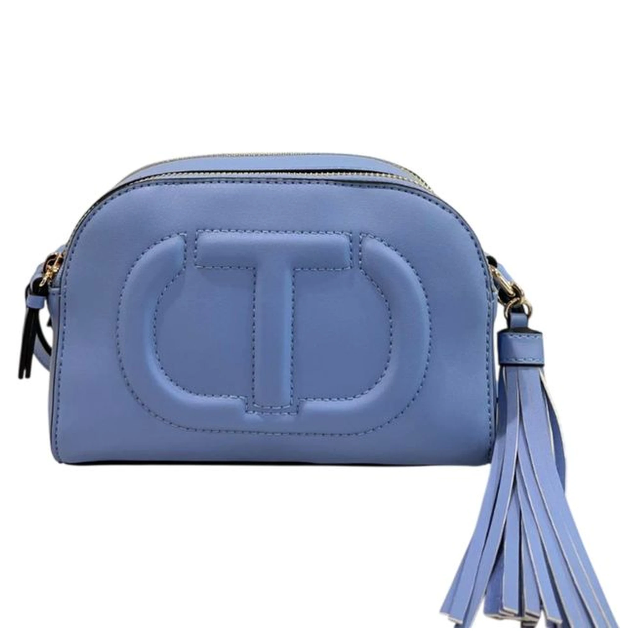 Blue PU Women Crossbody