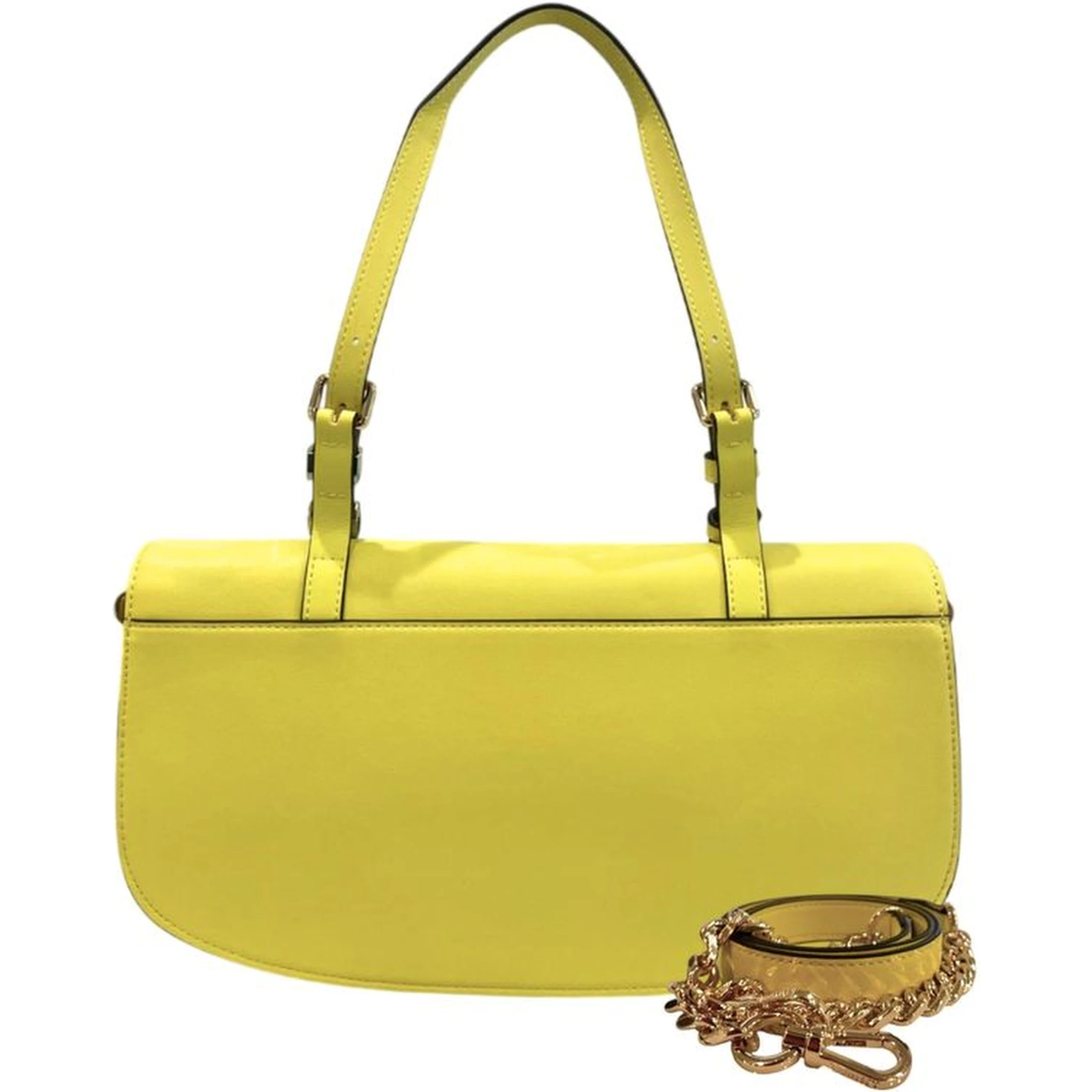 Yellow PU Women Shoulder Bag
