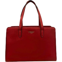 Red PU Women Shoulder Bag