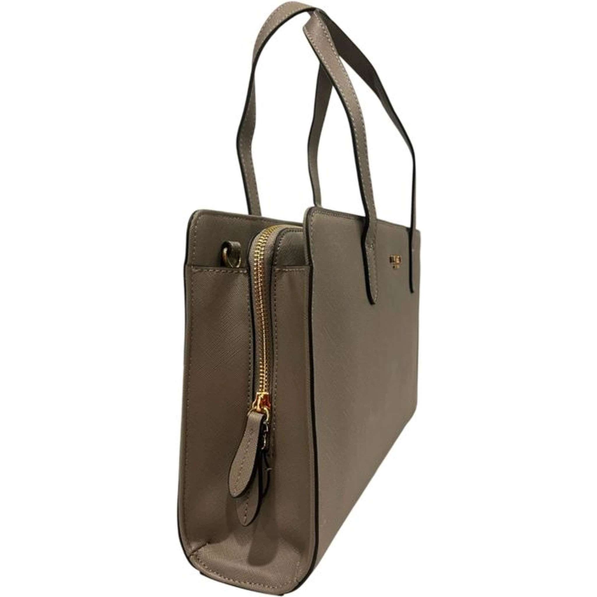 Grey PU Women Shoulder Bag