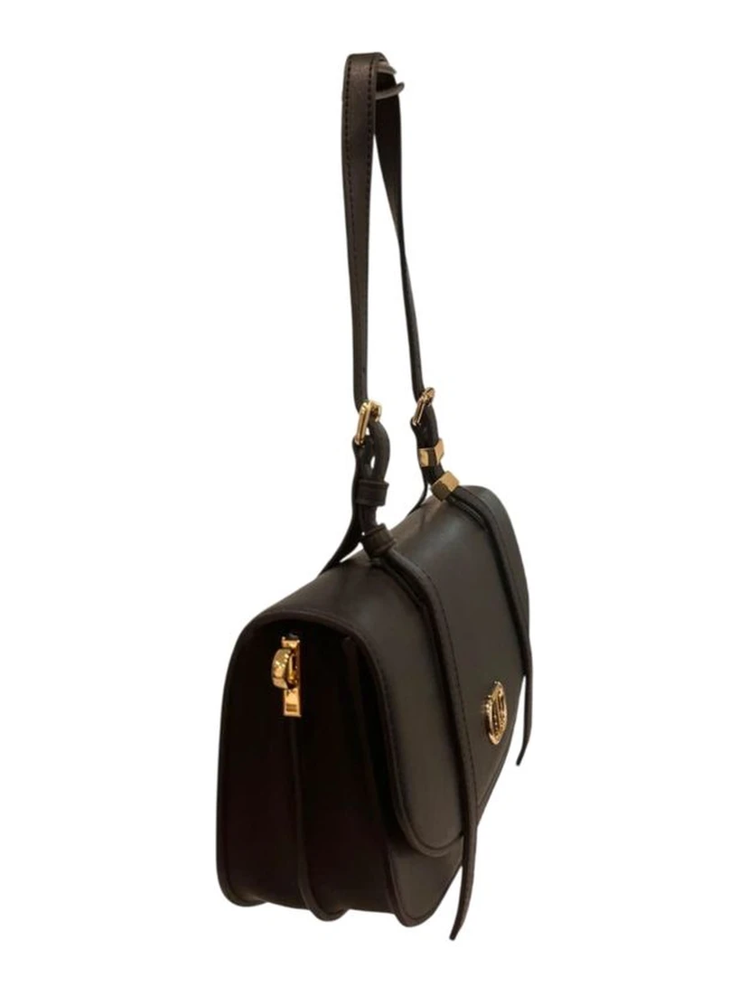 Black PU Women Shoulder Bag