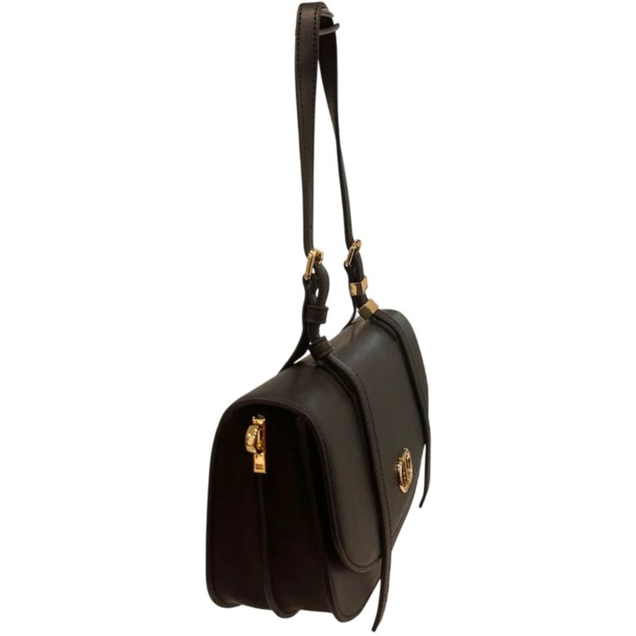 Black PU Women Shoulder Bag